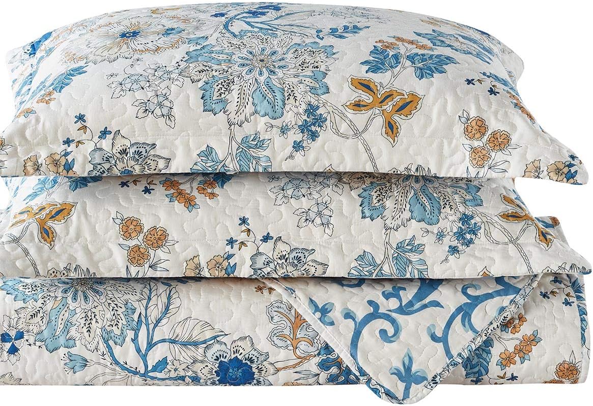 Royal Hotel Ayat Birds Oversized Coverlet Set Queen Size – Luxury Queen Quilt Bedspread, All Season Soft Filled Quilts