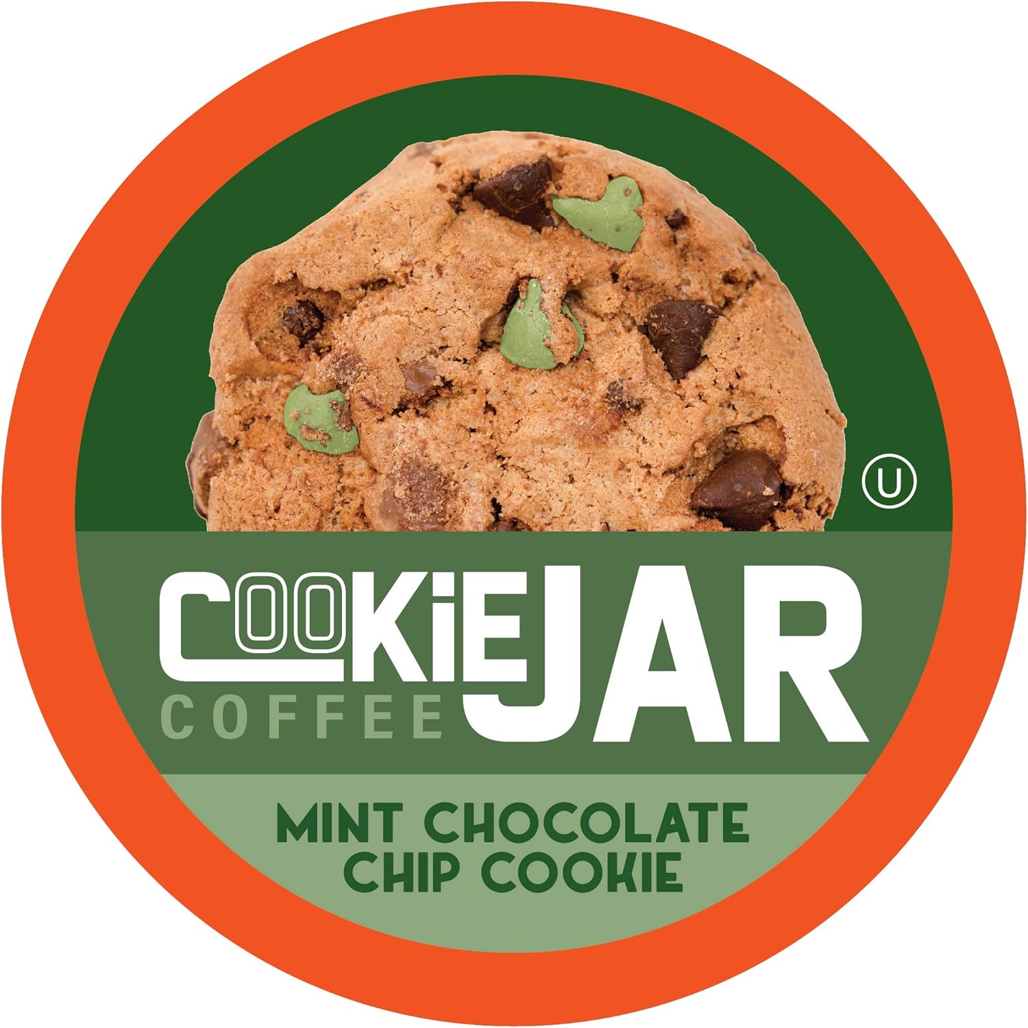 Cookie Jar Mint Chocolate Chip Flavored Coffee Pods for Keurig K Cup Brewers