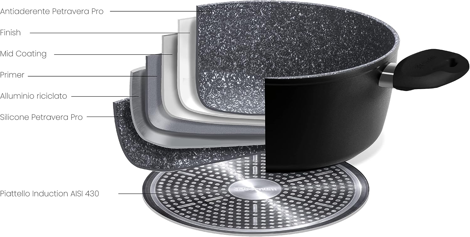 Bialetti Black Pearl Universal Pan, 11"