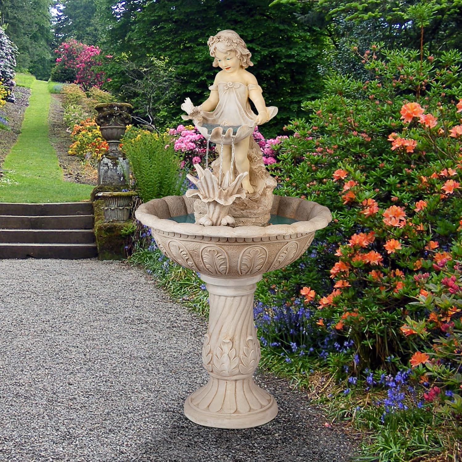 Design Toscano Abigail's Bountiful Apron Fountain