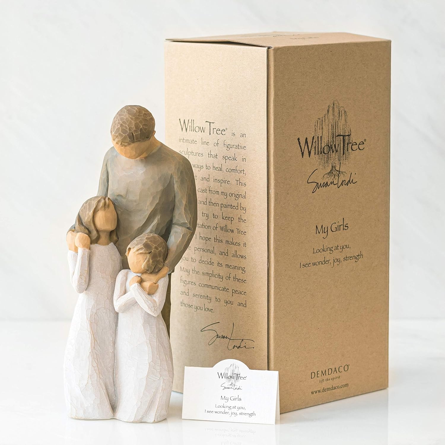 Willow Tree Close to me, Apart or Together, Always Close to me, Expresses Loving Relationships Between Mother and Daughter, Sisters or Friendships, Sculpted Hand-Painted Figure | Cast from a Susan Lordi Original Carving, Celebrates Extended Family Bonds,…