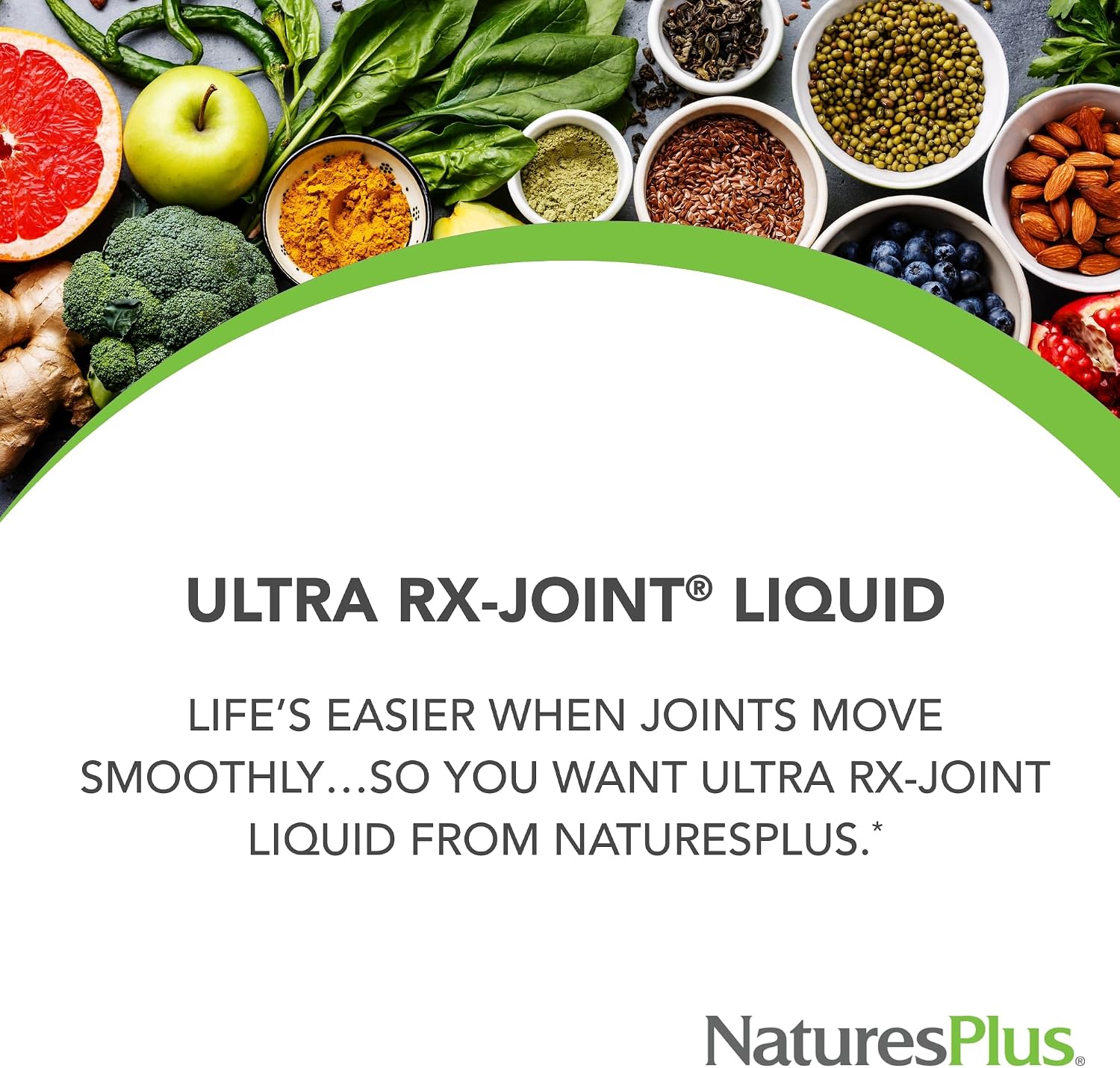 NaturesPlus Ultra Rx-Joint Liquid, Honey Lemon - 30 fl oz - Supports Healthy Joint Function - with Glucosamine