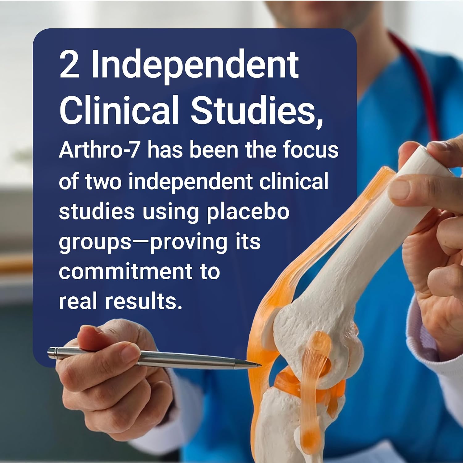 U.S. Doctors' Clinical Arthro-7 Joint Support Supplement - 60 Capsules | Clinically proven AR7 blend with turmeric, collagen, MSM & bromelain for healthy joints and mobility.* 60 capsules.