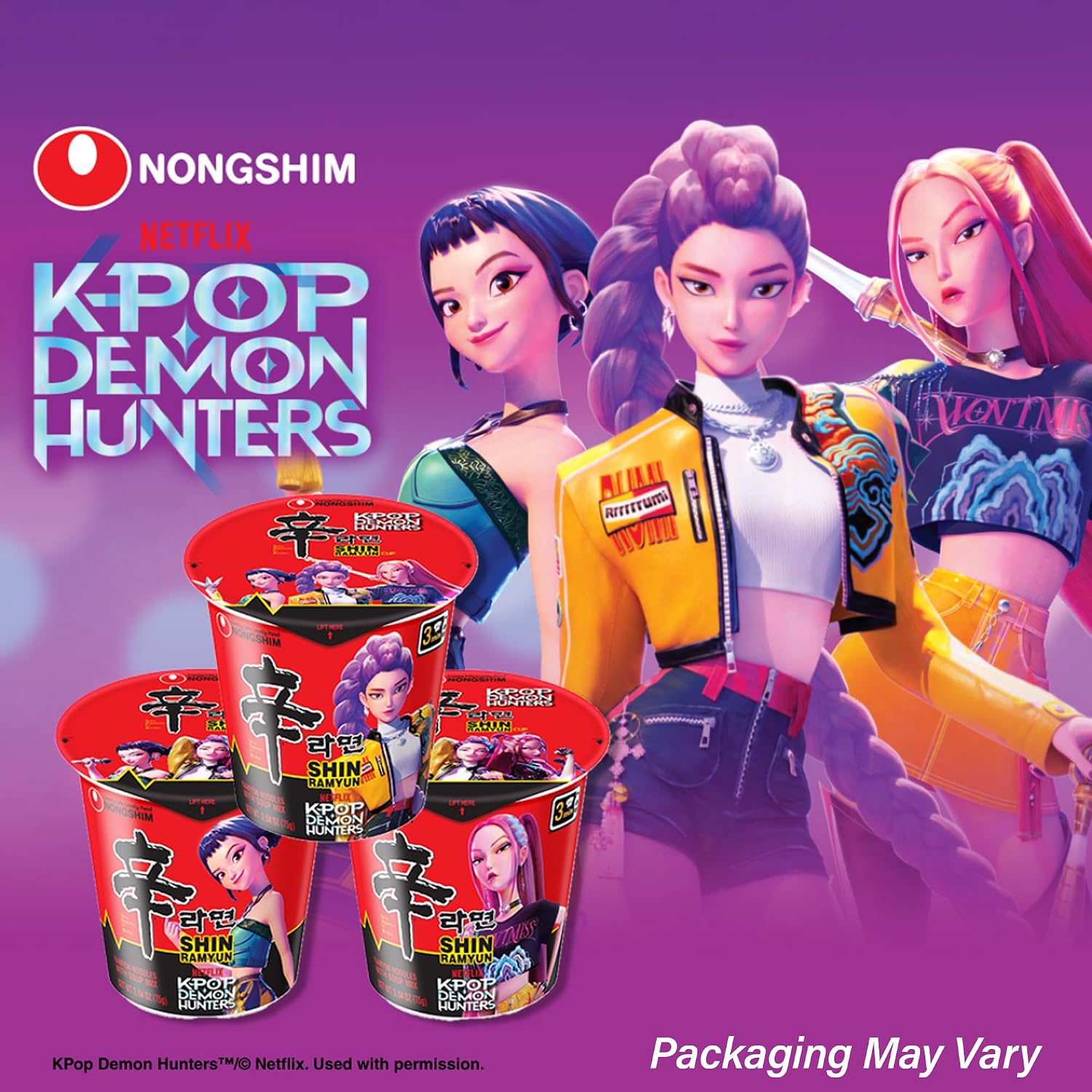 Nongshim Shin Ramyun Cup of Noodles, Spicy Signature Korean Instant Ramyun, Rich Beef Flavored Broth, Quick and Easy, Microwaveable Cup