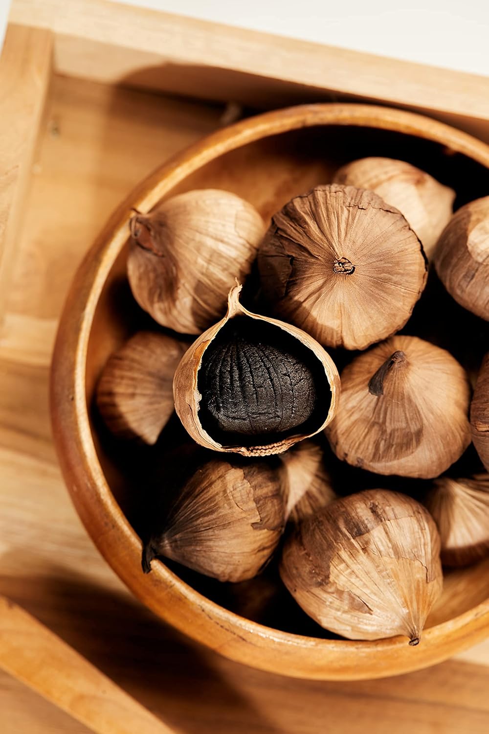 Homtiem Black Garlic Puree 150g. (Made from Solo Black Garlic 100%), Whole Black Garlic Fermented for 90 Days, Non-GMOs, High in Antioxidants