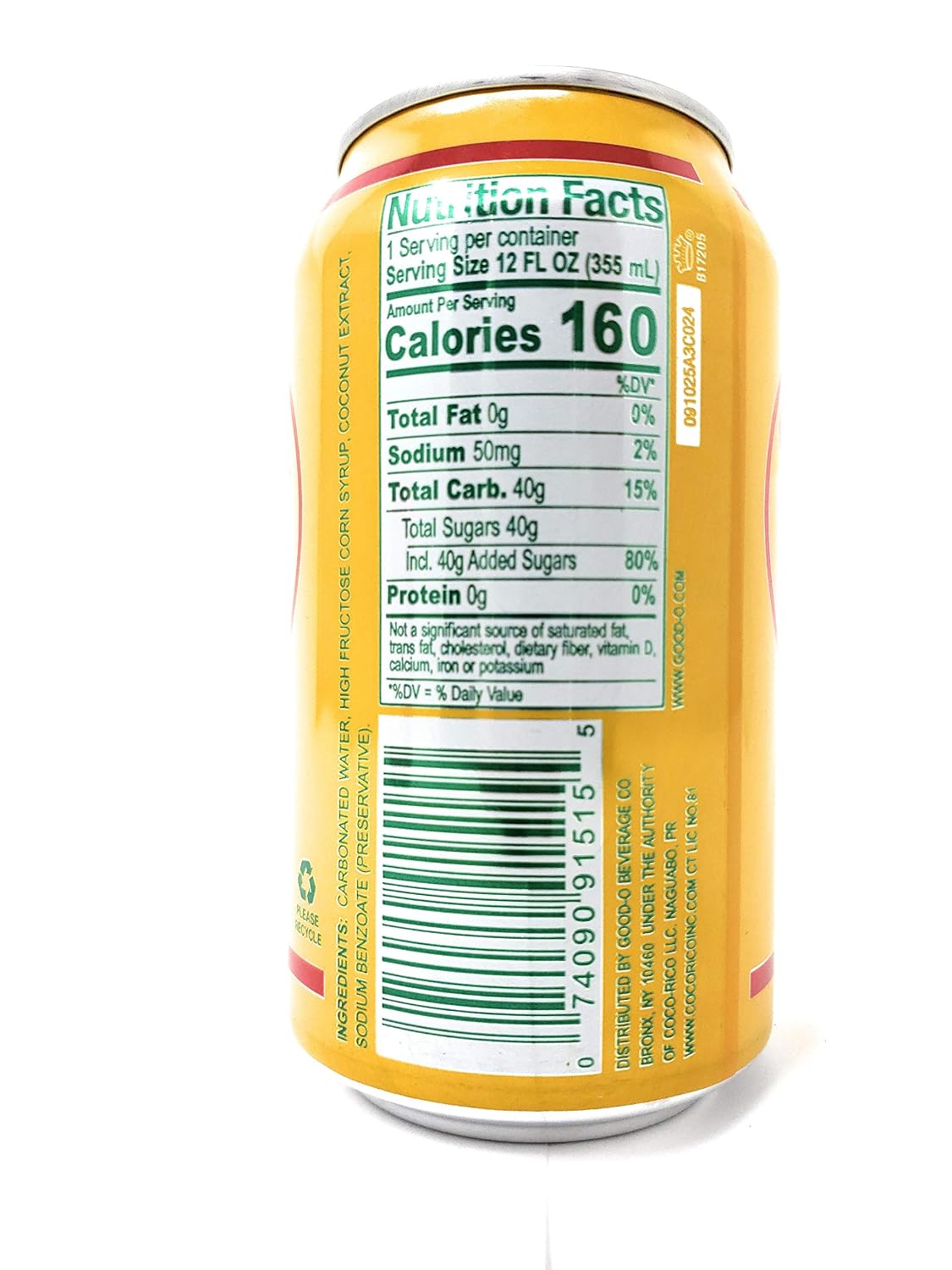 Coco Rico Coconut Soda (12 Pack, Total of 144fl.oz)