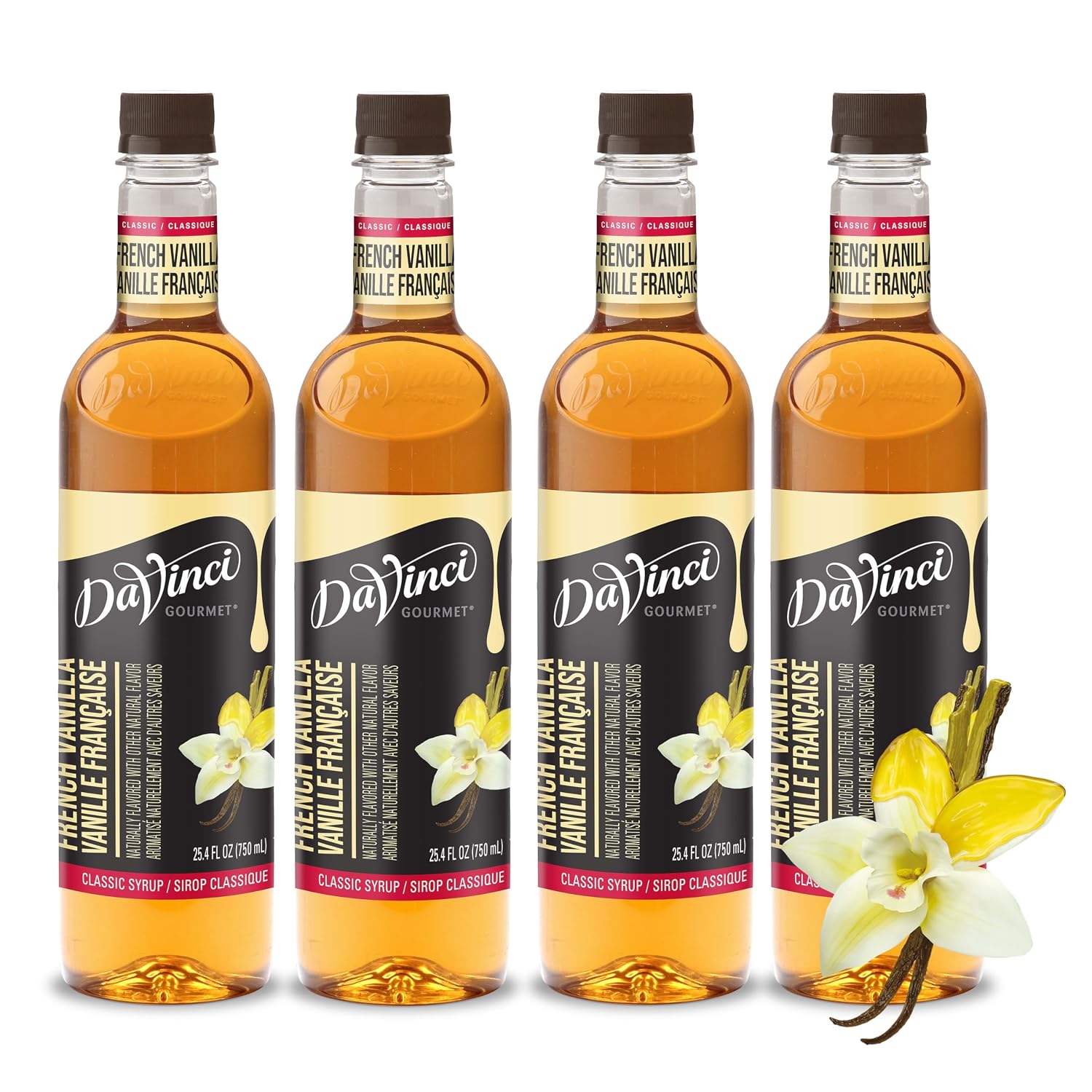 DaVinci Gourmet Classic Strawberry Syrup, 25.4 Fluid Ounces, Kosher, 1 Count