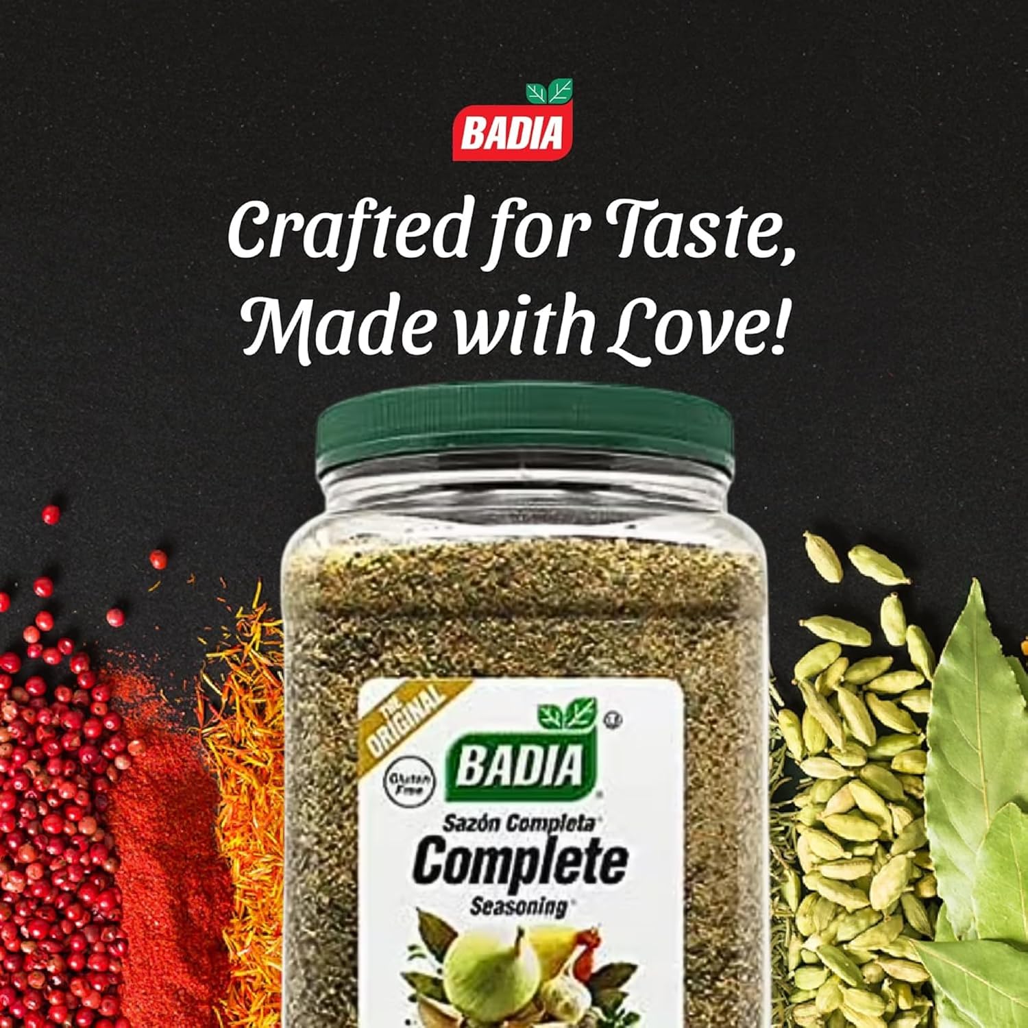 Badia Complete Seasoning, 28oz - All-Purpose Spice Blend of Garlic, Onion, Salt, Pepper, Herbs & Spices - Savory Signature Blend