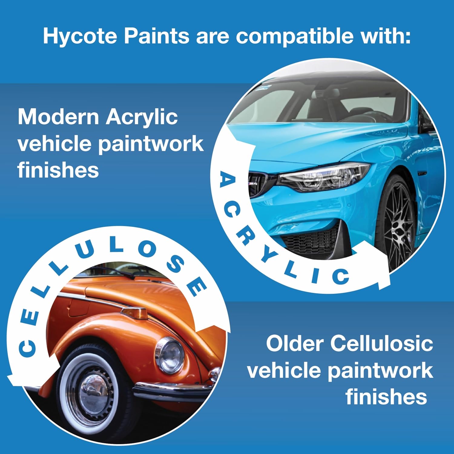 Hycote Black Spray Paint, Satin Black, 13.5 Oz - Fast Drying, UV & Weather Resistant, Acrylic Formula for Superior Protection – For Automotive & DIY Use, 400ml