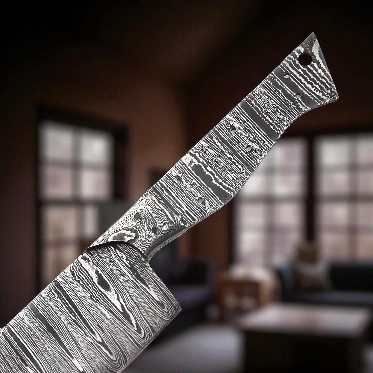 Poshland BBC-664 Custom Handmade Damascus Steel 8 Inches Chef blank Blade, kitchen blank blade