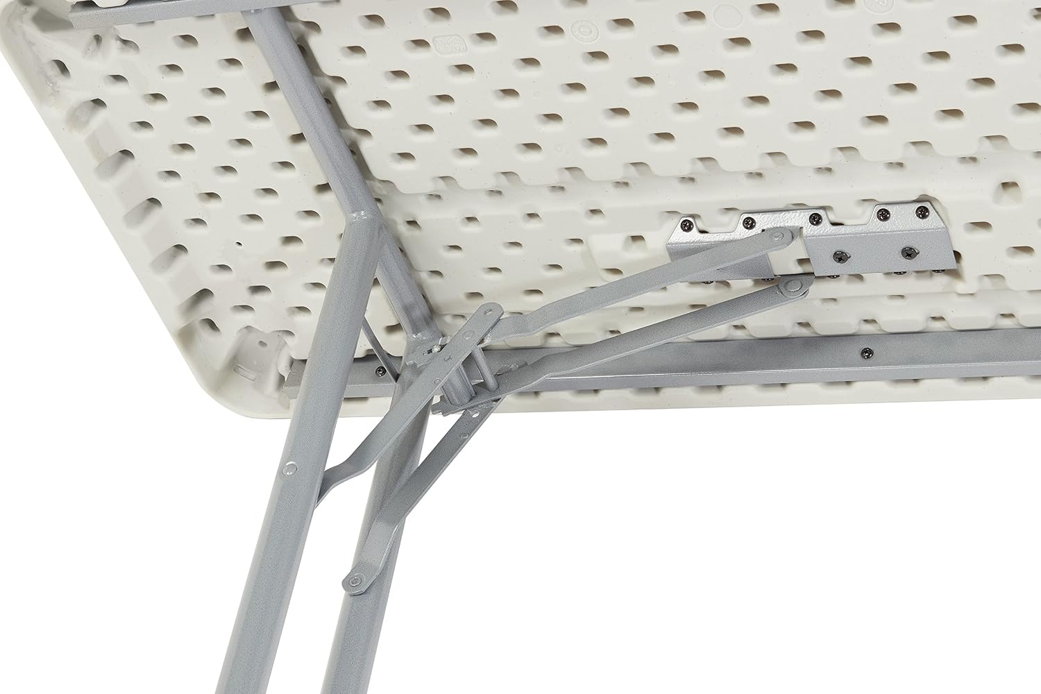 Seminar Folding Table by National Public Seating – 18x72 Portable, Heavy-Duty Foldable Table Indoor/Outdoor Table for Office, Conferences & Training Rooms – Lightweight & Durable, Speckled Gray