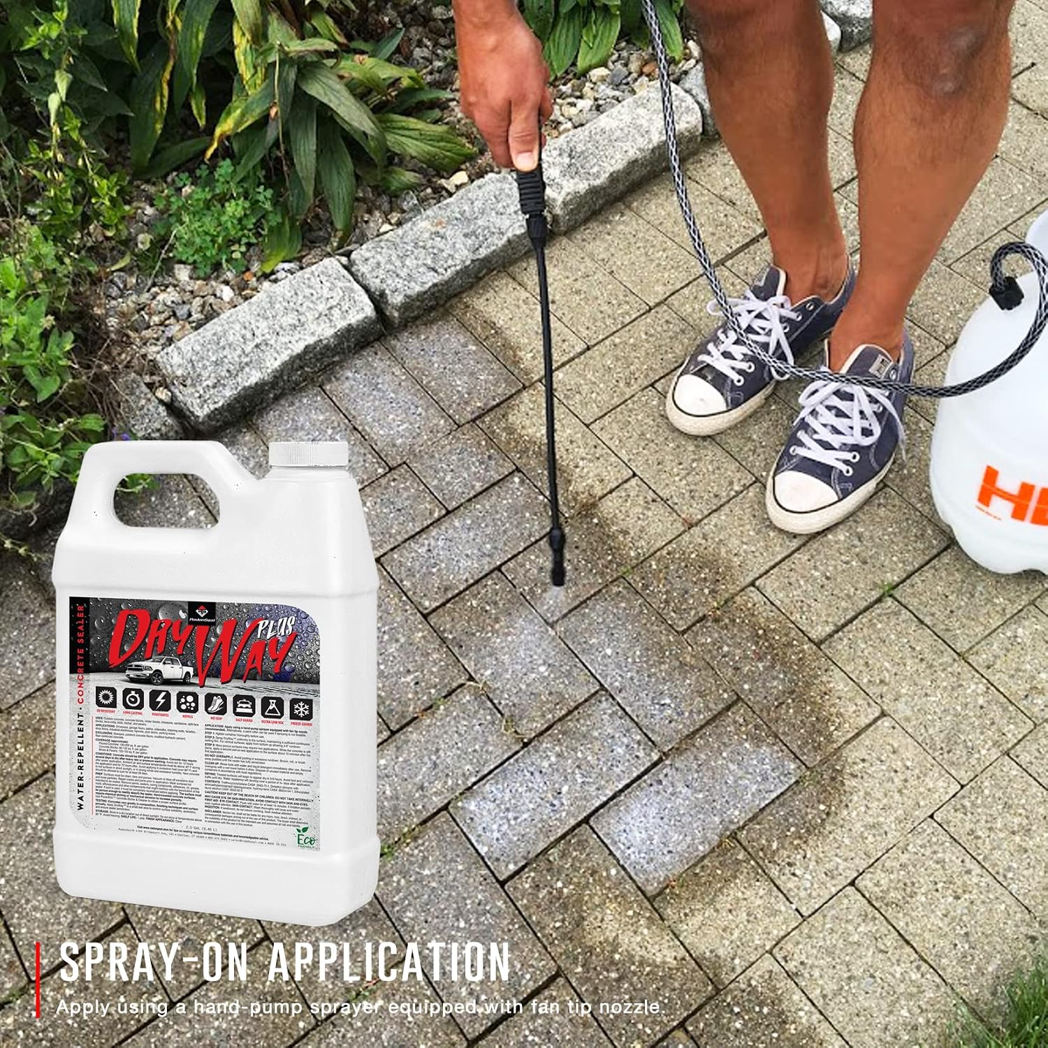 DryWay Plus DOT Approved Concrete Driveway Sealer, Silane/Siloxane