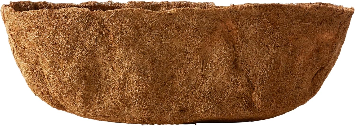 Bosmere F919 Pre-Formed Coco Liner with Soil Moist – 30-Inch Replacement Liner for Window Boxes & Hanging Baskets