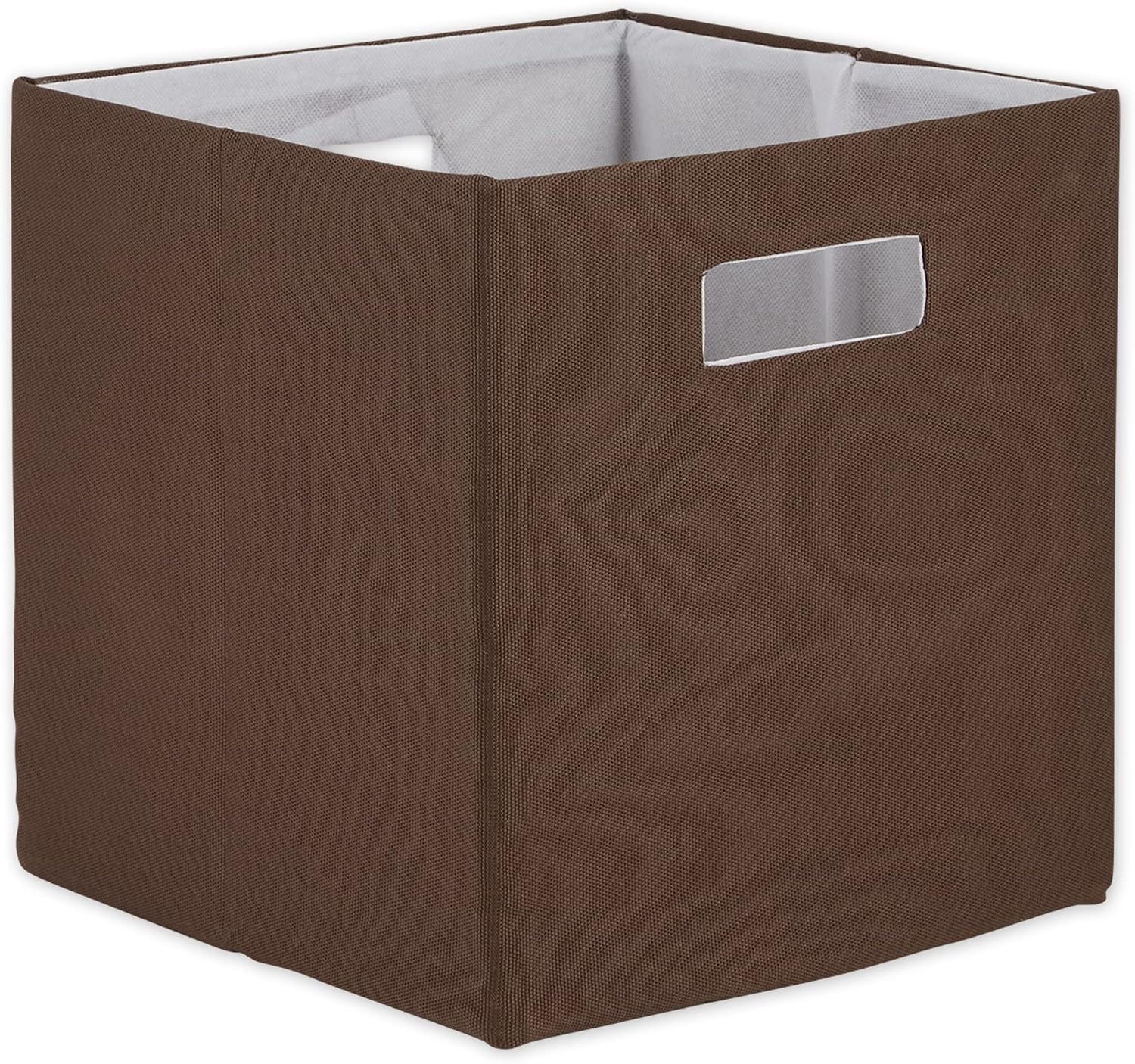 DII Fabric Storage Cube Organizer Bin 13x13x13 Foldable, Teal