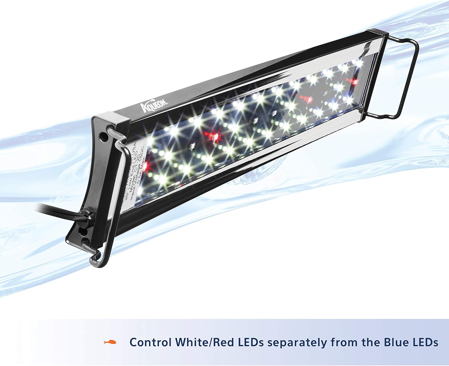 Aqueon LED OptiBright Fish Tank Aquarium Light Fixture, 48-54 Inch