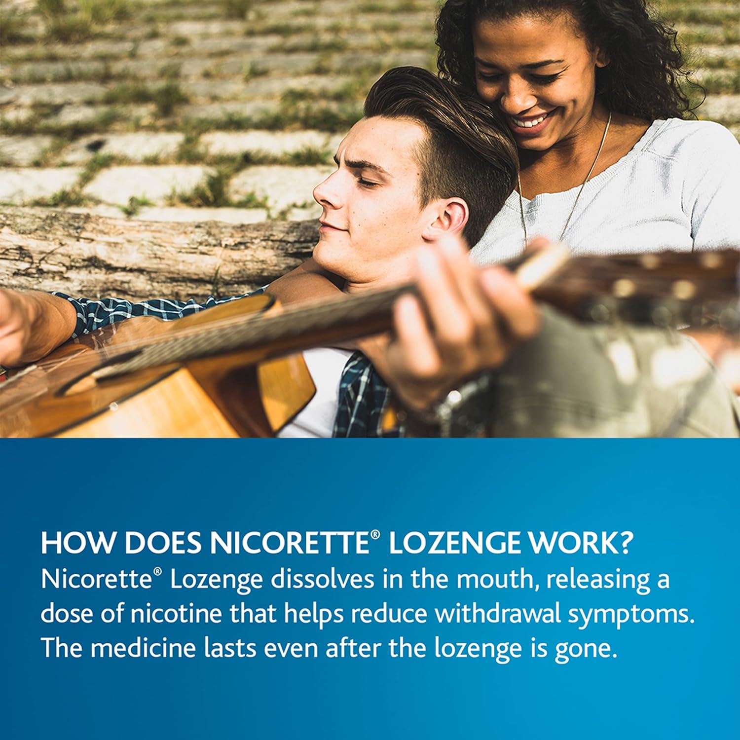 Nicorette Nicotine Lozenges to Stop Smoking, 4 mg, Mint Flavor - 144 Count