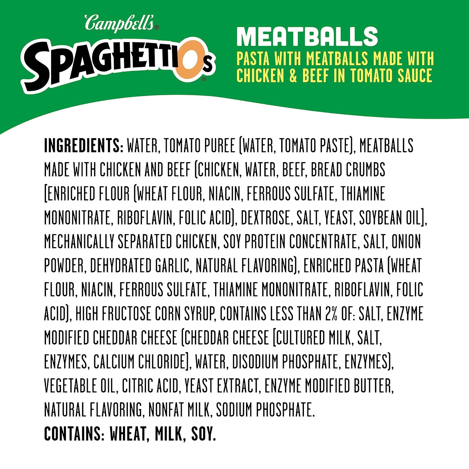 SpaghettiOs Original Canned Pasta, 15.8 oz Can (Pack of 4)