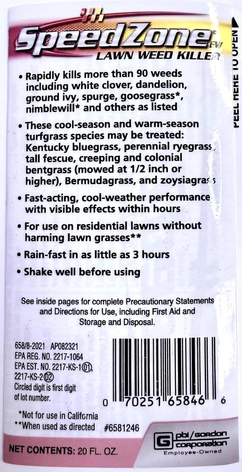 Lawn Weed Killer Concentrate 20 oz. PBI Gordon Corporation Selective Herbicides