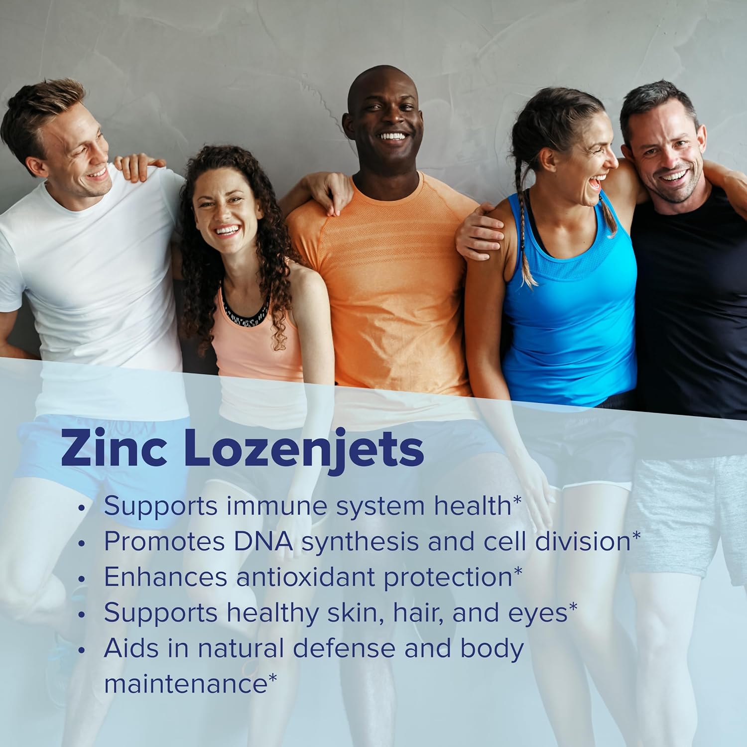 Superior Source Zinc Lozenjets - Immune System Support Supplement - Trace Mineral Supplement Aids Systems & Functions - Zinc Supplement for Women & Men - 60 Instant Dissolve Tablets
