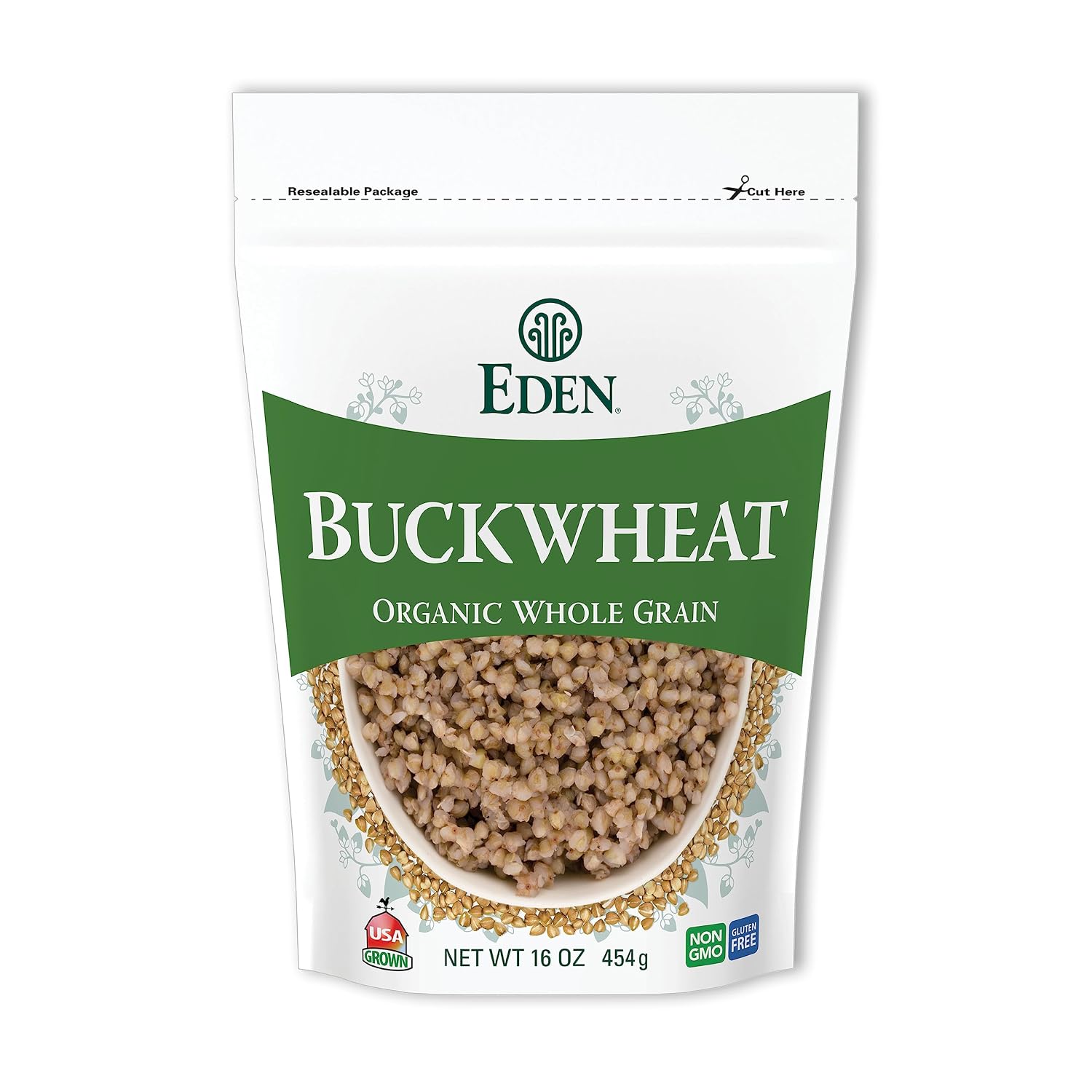 Eden Foods Organic Buckwheat Hulled Whole Grain, 16 OZ