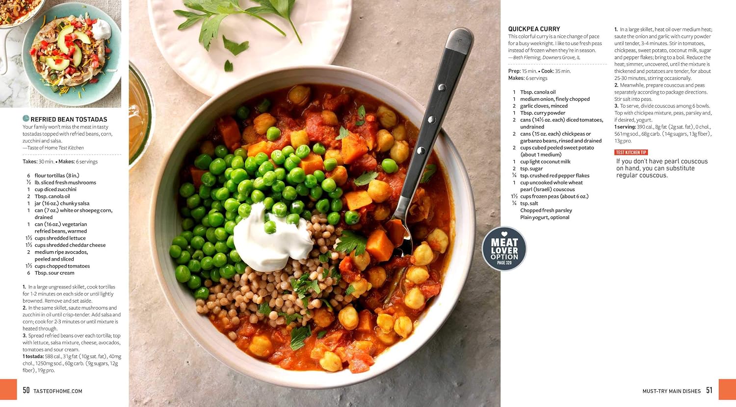 Taste of Home Vegetarian Made Easy: 335 Delicious Meatless Recipes with Tips for Every Table