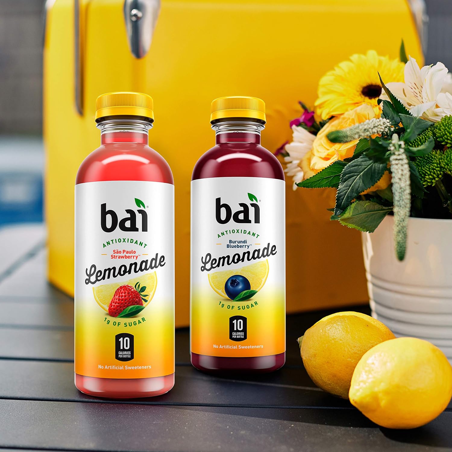 Bai Coconut Flavored Water Puna Coconut Pineapple, Antioxidant Infused, Coconut Pineapple Flavored Water Drink, 18 Fluid Ounce Bottles, 6 Count