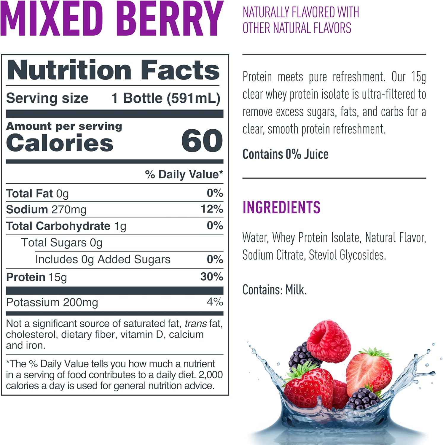 Isopure Zero Carb 100% Pure Whey Isolate Protein Powder, Gluten Free, with Vitamins, Unflavored, 25g Protein Per Serving, 3 lb | 25g Protein Per Serving, 100% Whey Protein Isolate, Gluten Free, with Added Vitamins for Immune Support & Muscle Recovery
