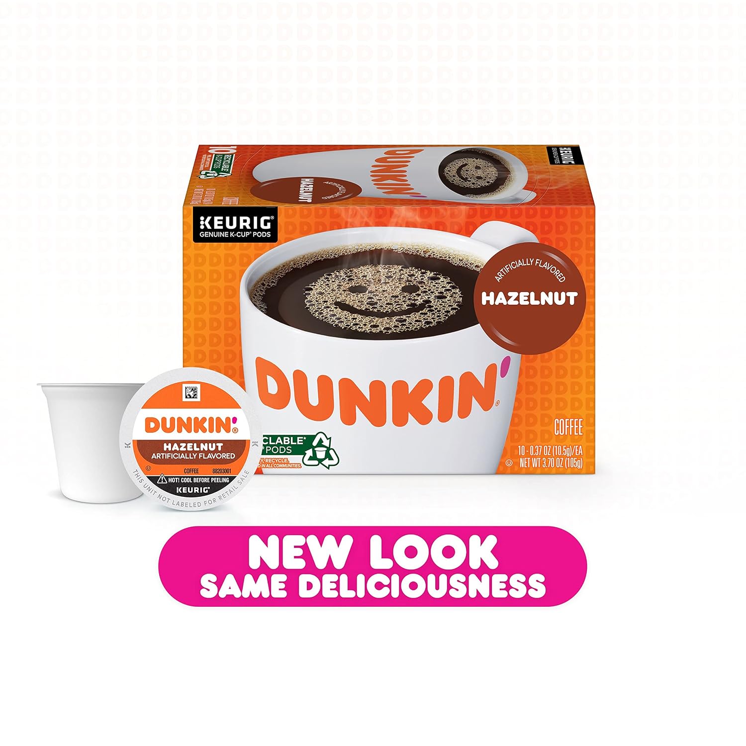 Dunkin’ French Vanilla Artificially Flavored Coffee, 60 Keurig K-Cup Pods | 6 boxes of 10 single serve coffee pods each, Smooth & rich flavor, Made with arabica coffee, Shelf stable, SNAP EBT eligible