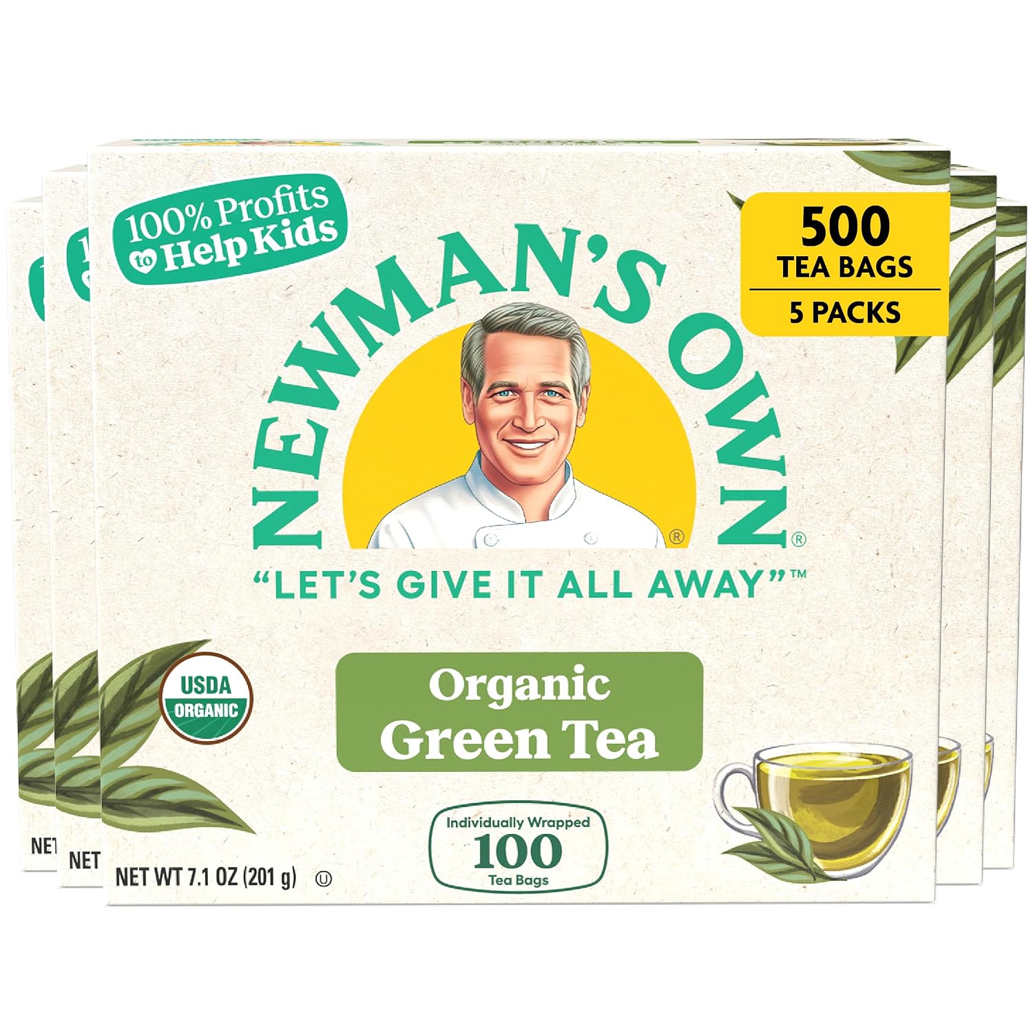 NEWMANS OWN ORGANICS Organic Royal Green Tea, 40 CT