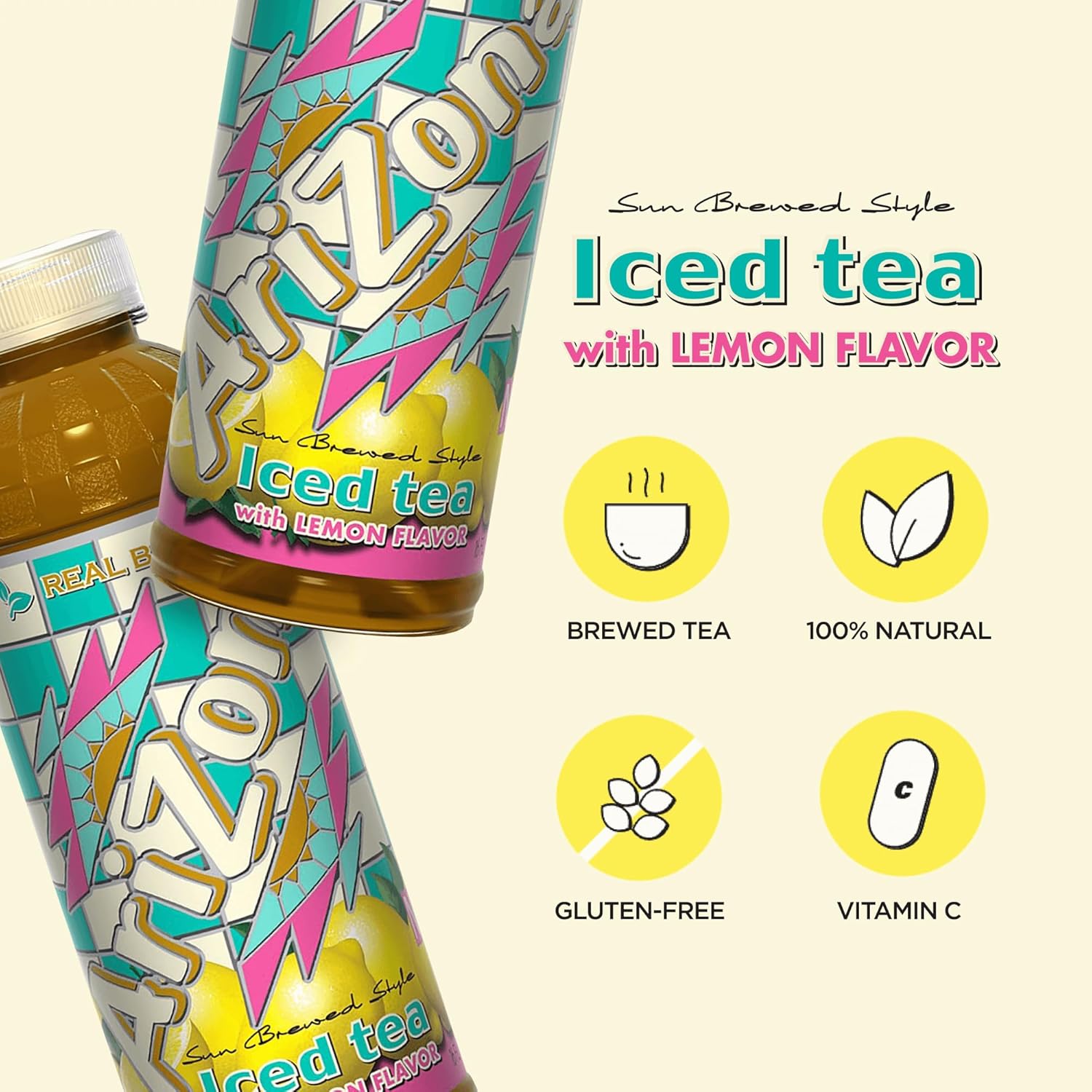 Arizona Green Tea with Ginseng and Honey - 16 Fl Oz (12 Pack)