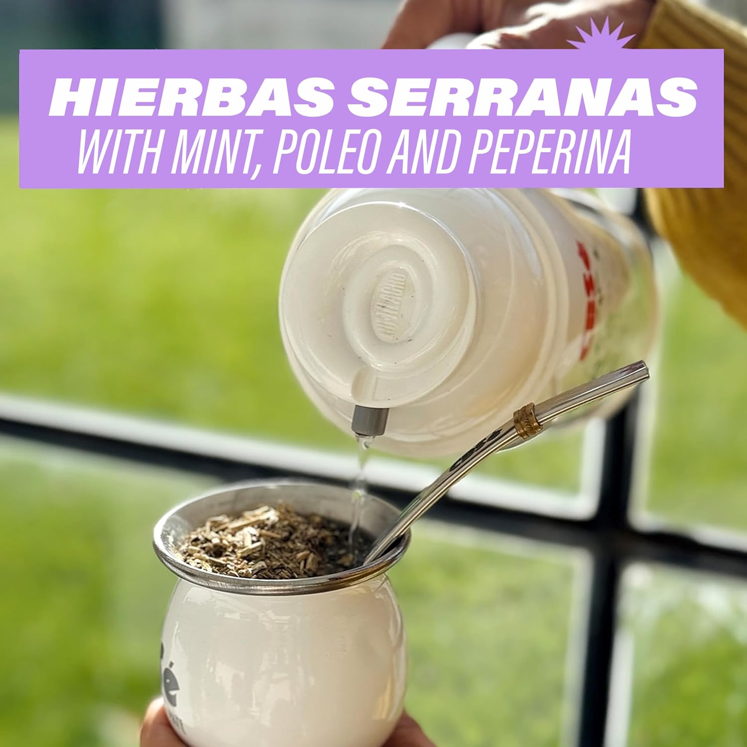 CBSe Hierbas Serranas Yerba Mate Herbal Tea – Loose Leaf, Mountain Herb Blend with Pennyroyal, Peppermint & Mint