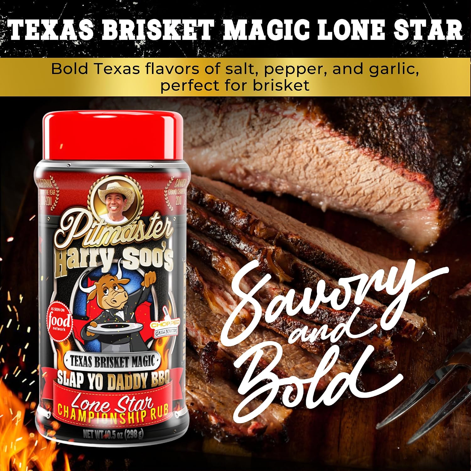 Slap Yo Daddy BBQ Rub Seasoning Jailbird Chicken - Award-Winning Poultry Seasoning Chicken Rub for Grilling and Smoking From Pitmaster Harry Soo - No MSG, Gluten-Free - 9.8 oz