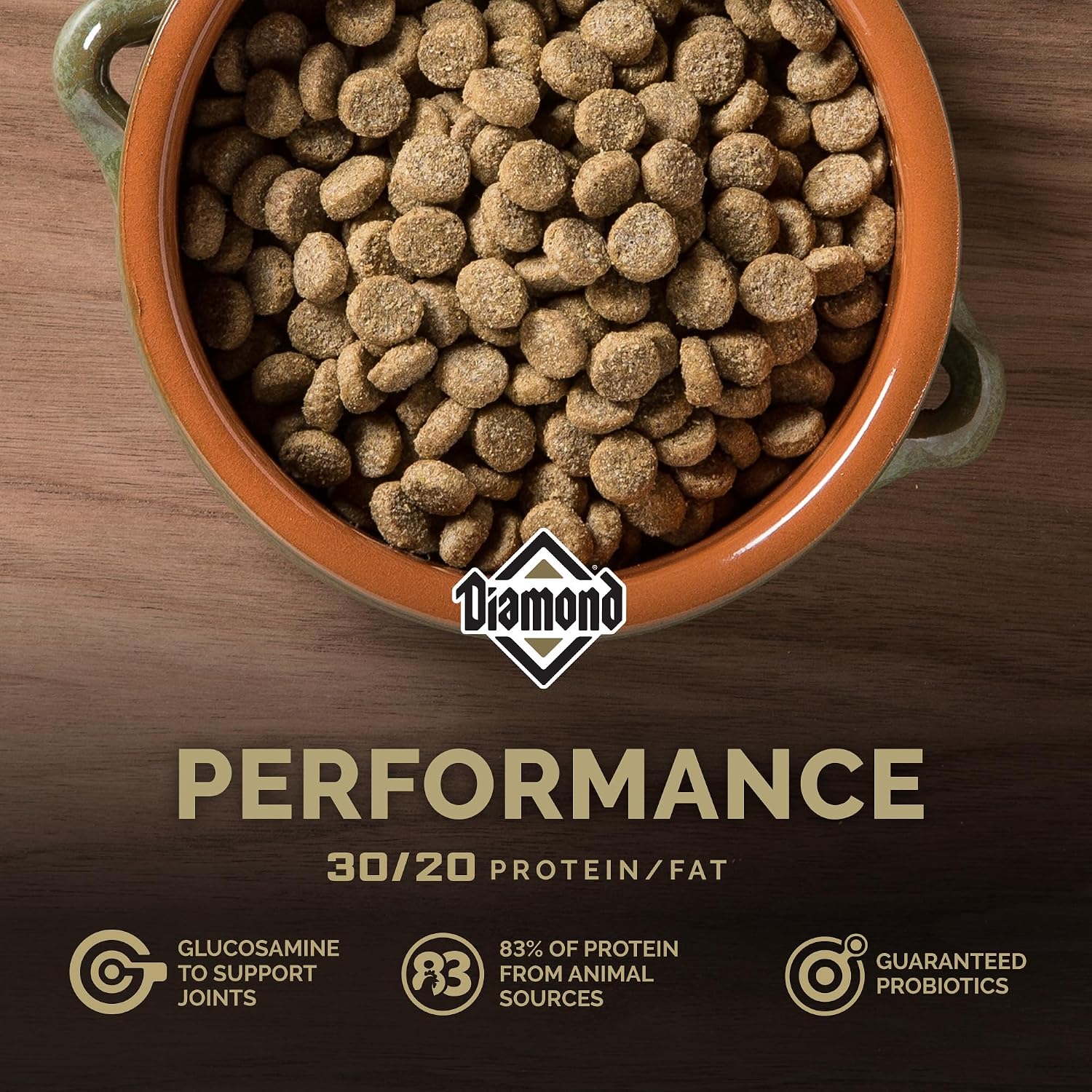 Diamond Maintenance Adult Dry Dog Food, Chicken Protein, 40lb | For Moderately Active Dogs | Omega Fatty Acids Help Support Healthy Skin & Shiny Coat | Guaranteed Probiotics