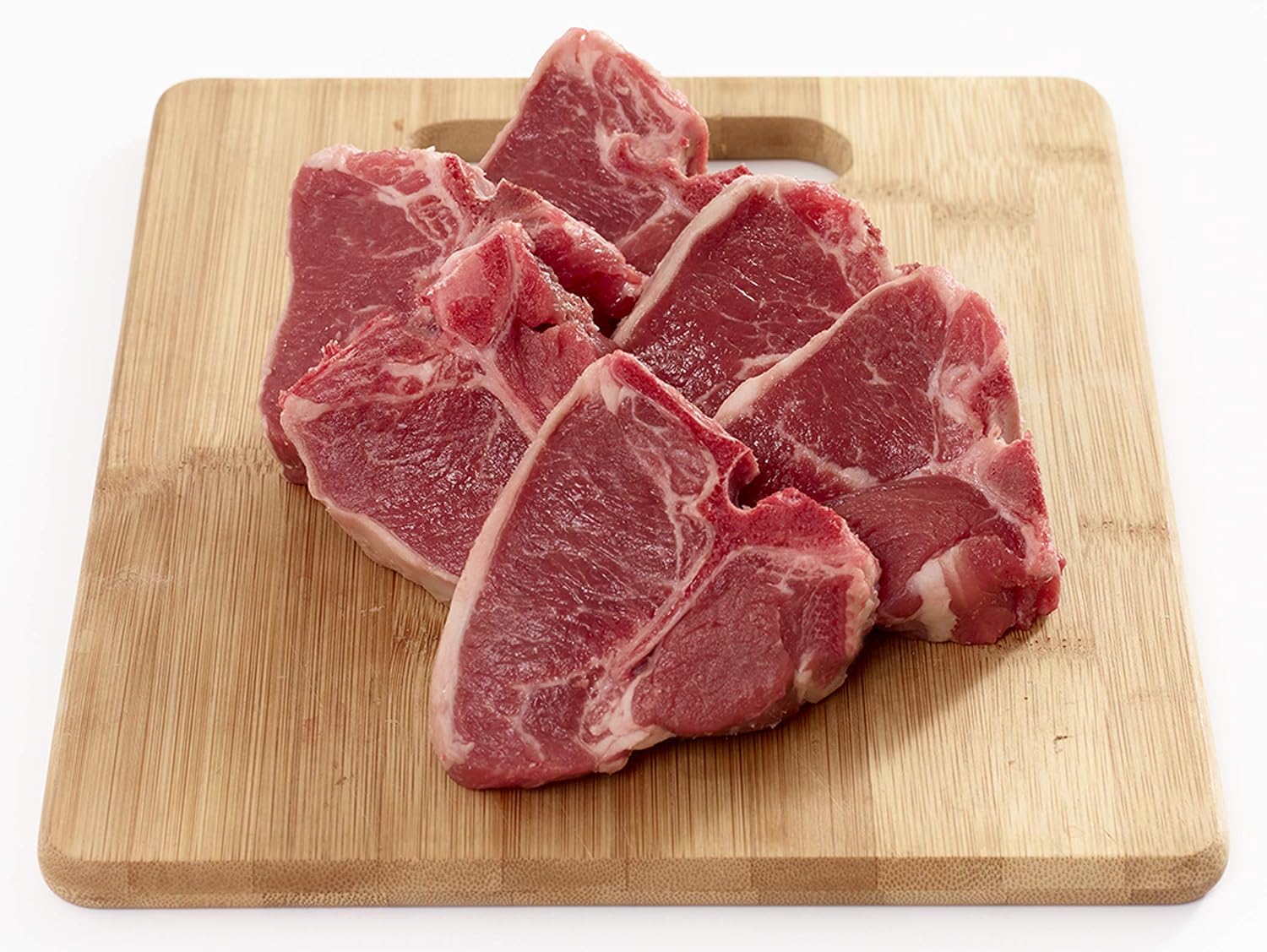 New Zealand Spring Lamb, Fresh New Zealand Lamb Loin Chops, 1 lb