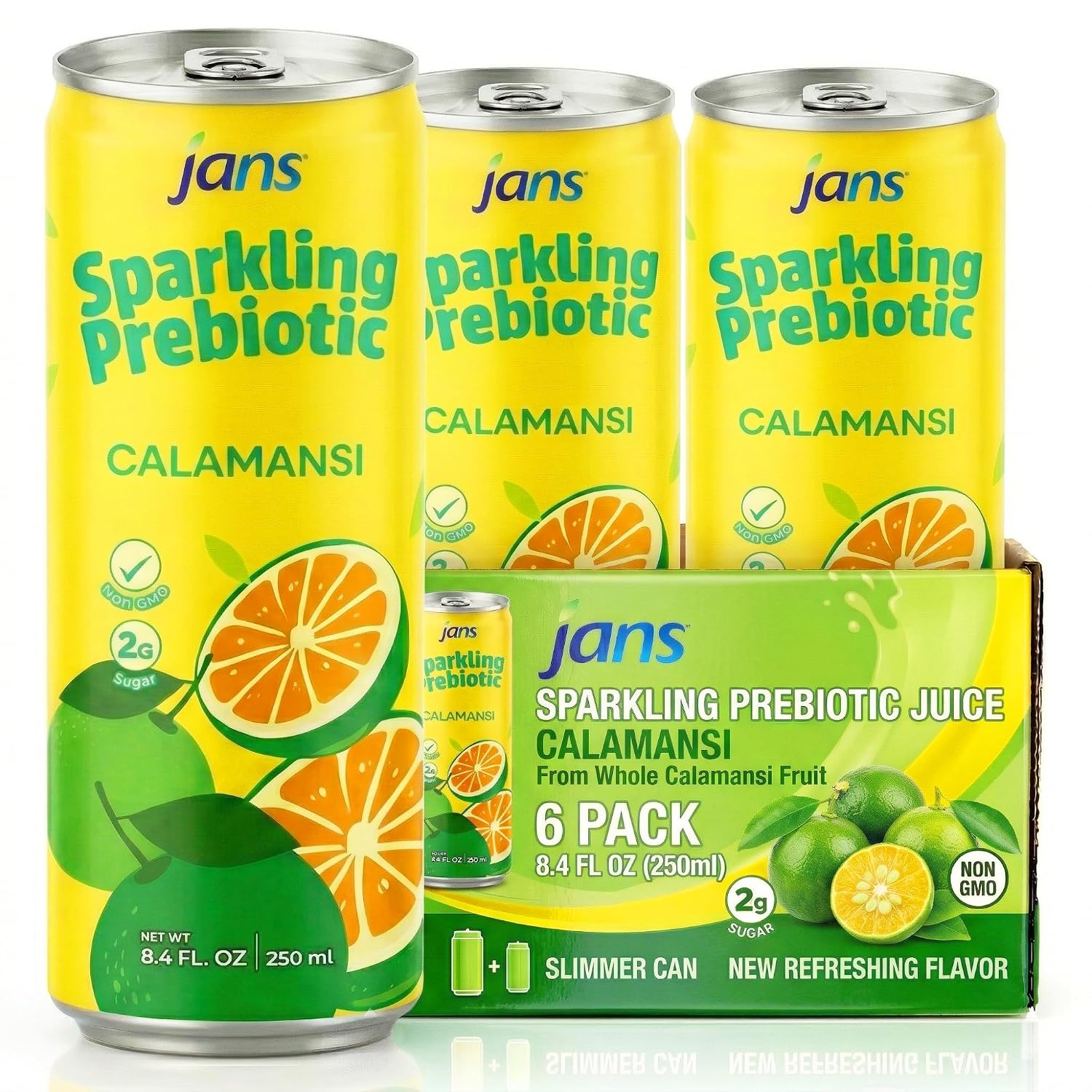 Jans 100% Coconut Water With Pulp, Unsweetened, 16.57 Fl Oz, Pack of 12