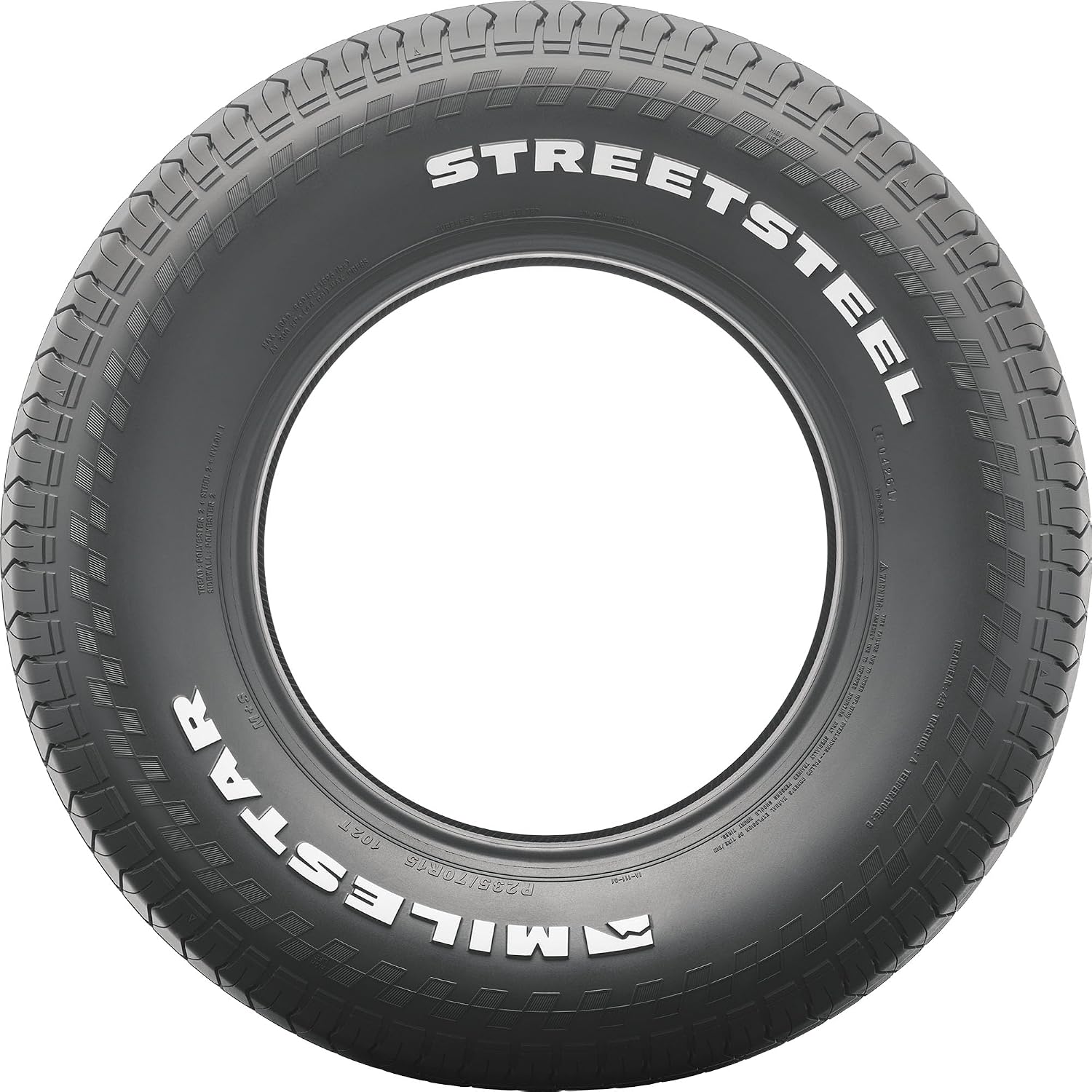 Milestar STREETSTEEL Touring Radial Tire - P245/60R15 100T | Truck/SUV Touring All Season Traction 100T Rated Standard Load Radial Construction