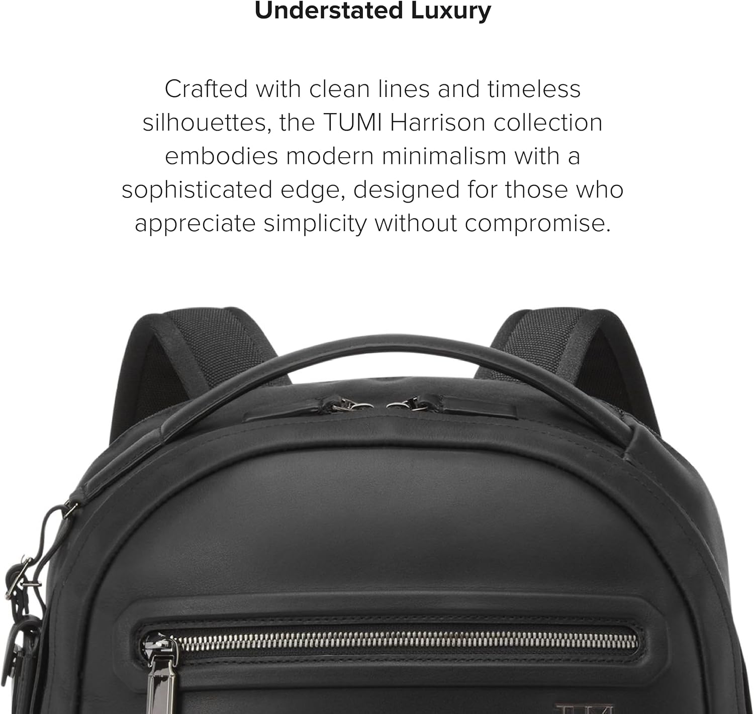 TUMI Harrison Warren Backpack, 15-Inch Laptop Backpack, Black Bombe