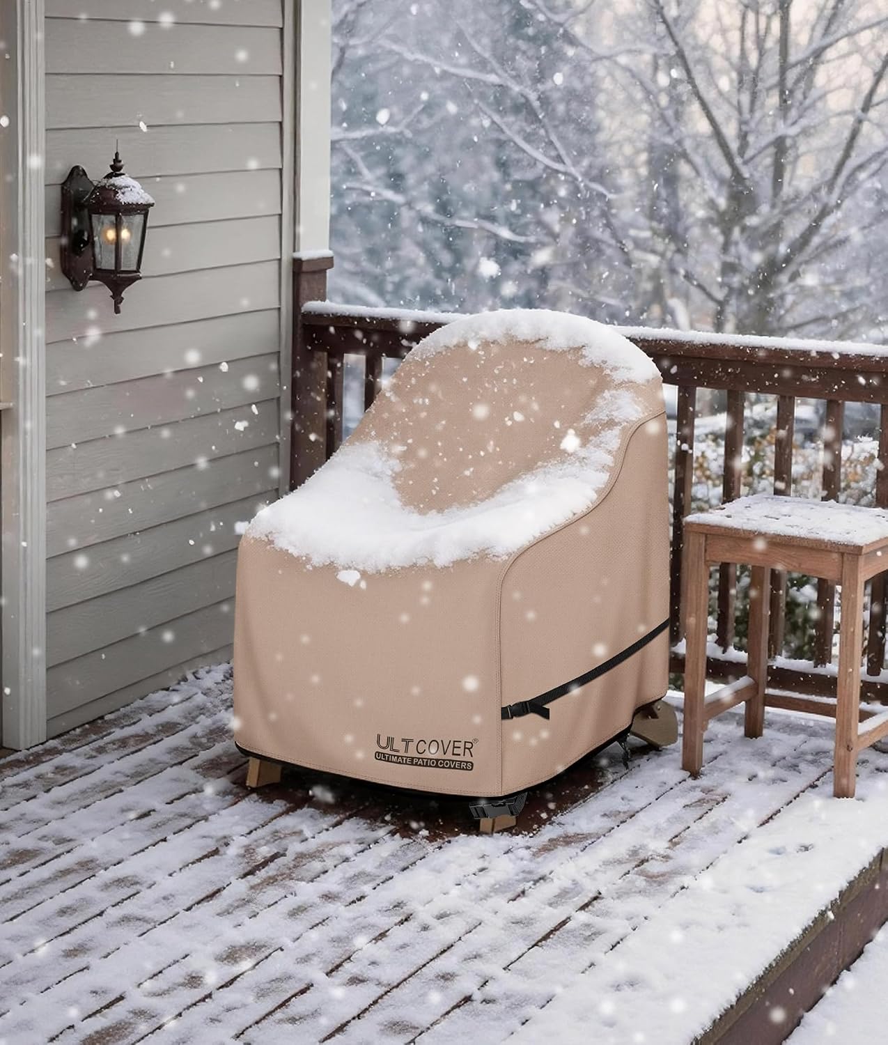 ULTCOVER Waterproof Patio Chair Cover, 32W x 34D x 34H in