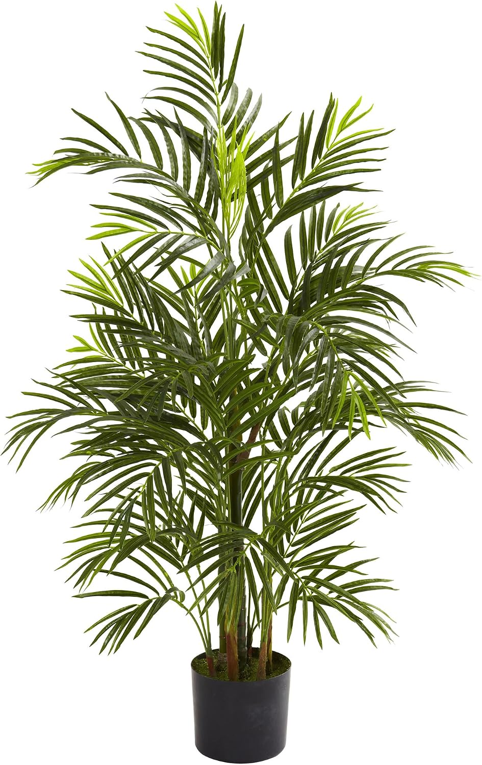 Nearly Natural 5388 Areca Palm UV Resistant Tree, 3.5-Feet, Green,50.5" x 7" x 7"