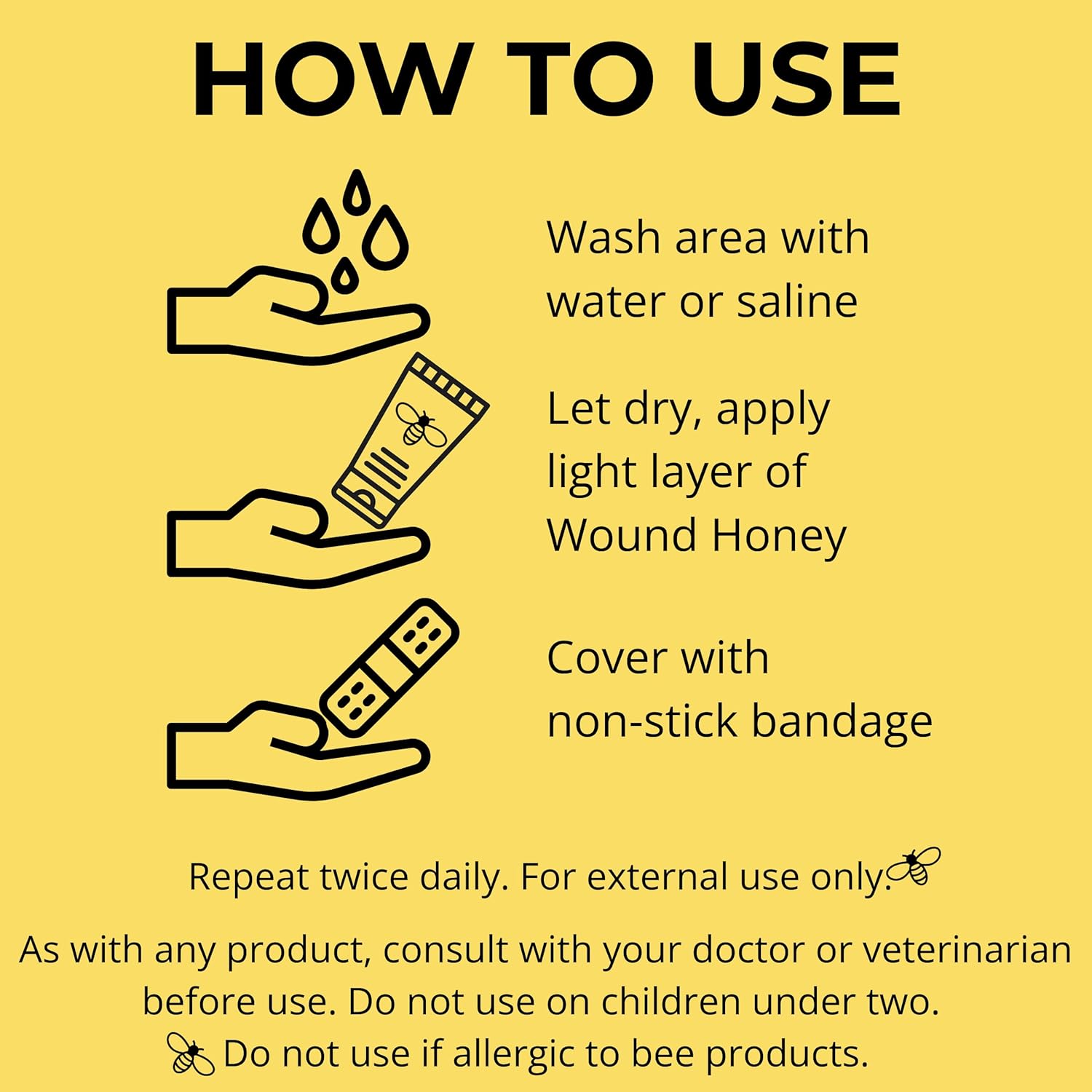 Manuka Wound Honey Ointment 2.8oz