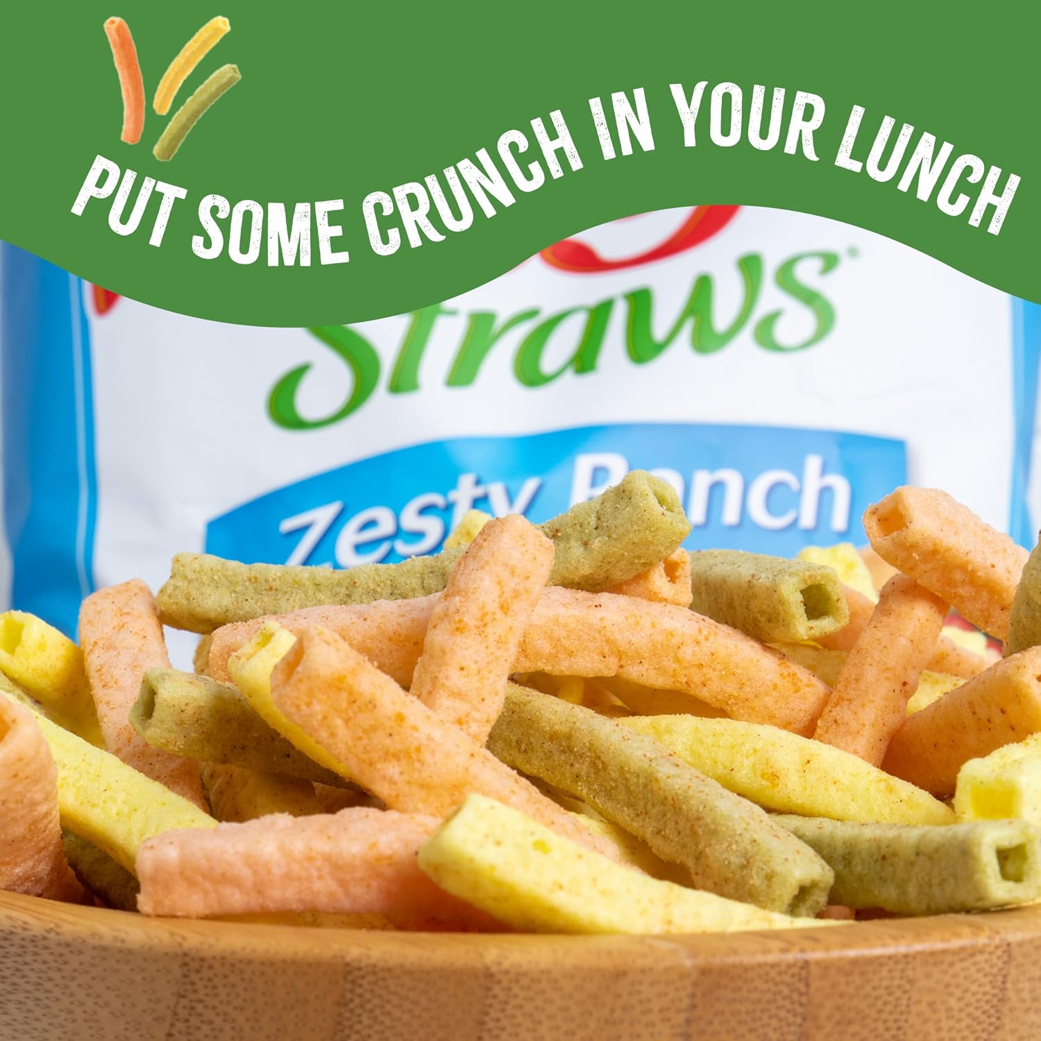 Sensible Portions Garden Veggie Snacks - Veggie Straws, Gluten Free, Snack Size Sea Salt, 1 Oz (Pack of 24)