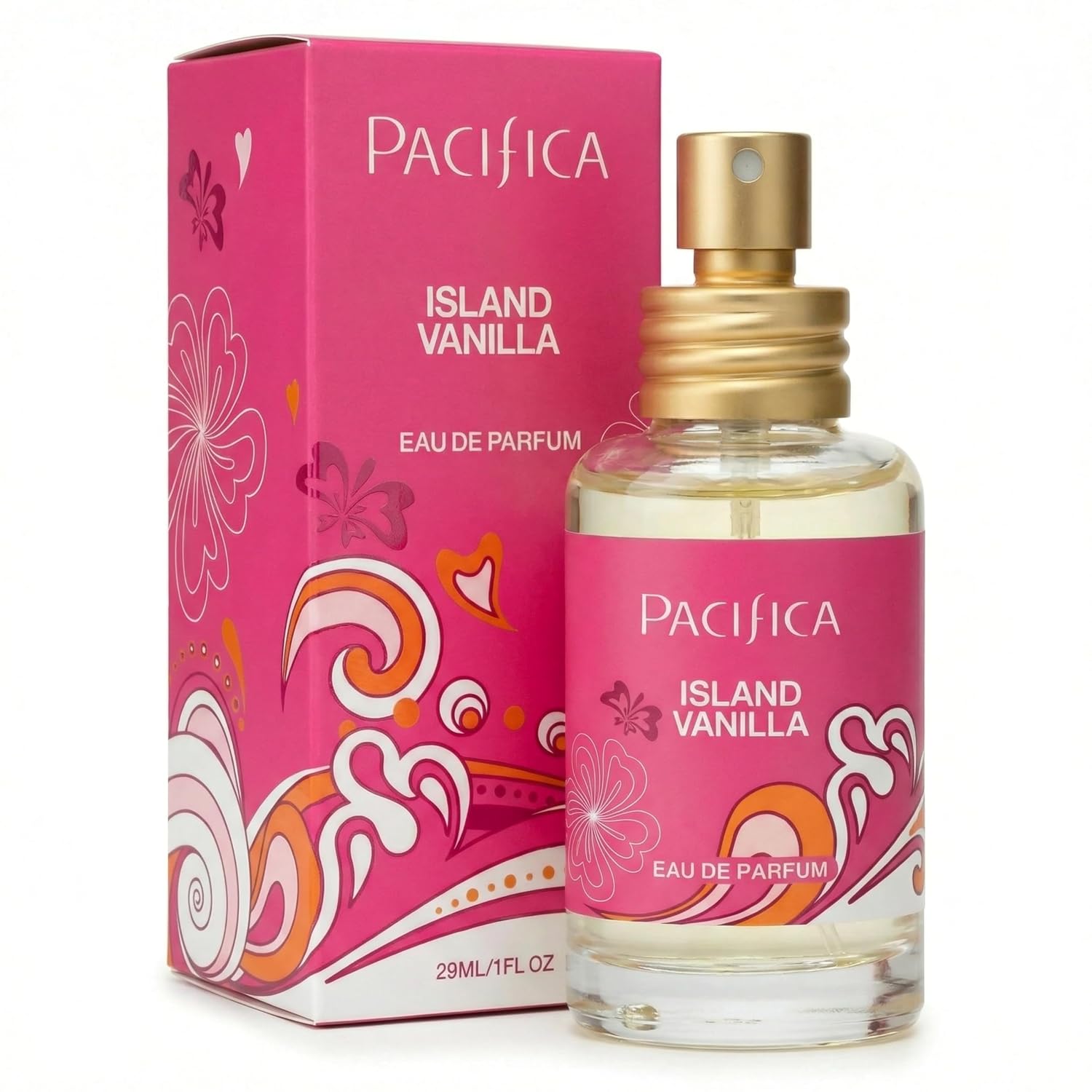 Pacifica Island Vanilla Perfume – Clean Vanilla Fragrance for Women - Warm Tropical Aroma - Long-Lasting Clean Beauty Non Toxic Scent