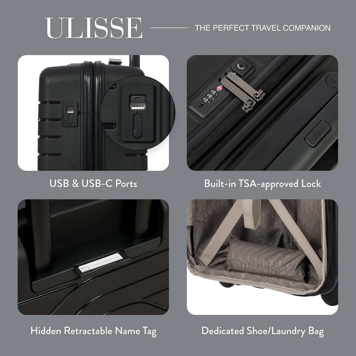 Bric's B|Y Ulisse Checked Luggage with Spinner Wheels – Expandable Lightweighted Hard Shell Suitcase, TSA Combination Lock - Removeable Wash Bag Included - 30 Inch, Mango
