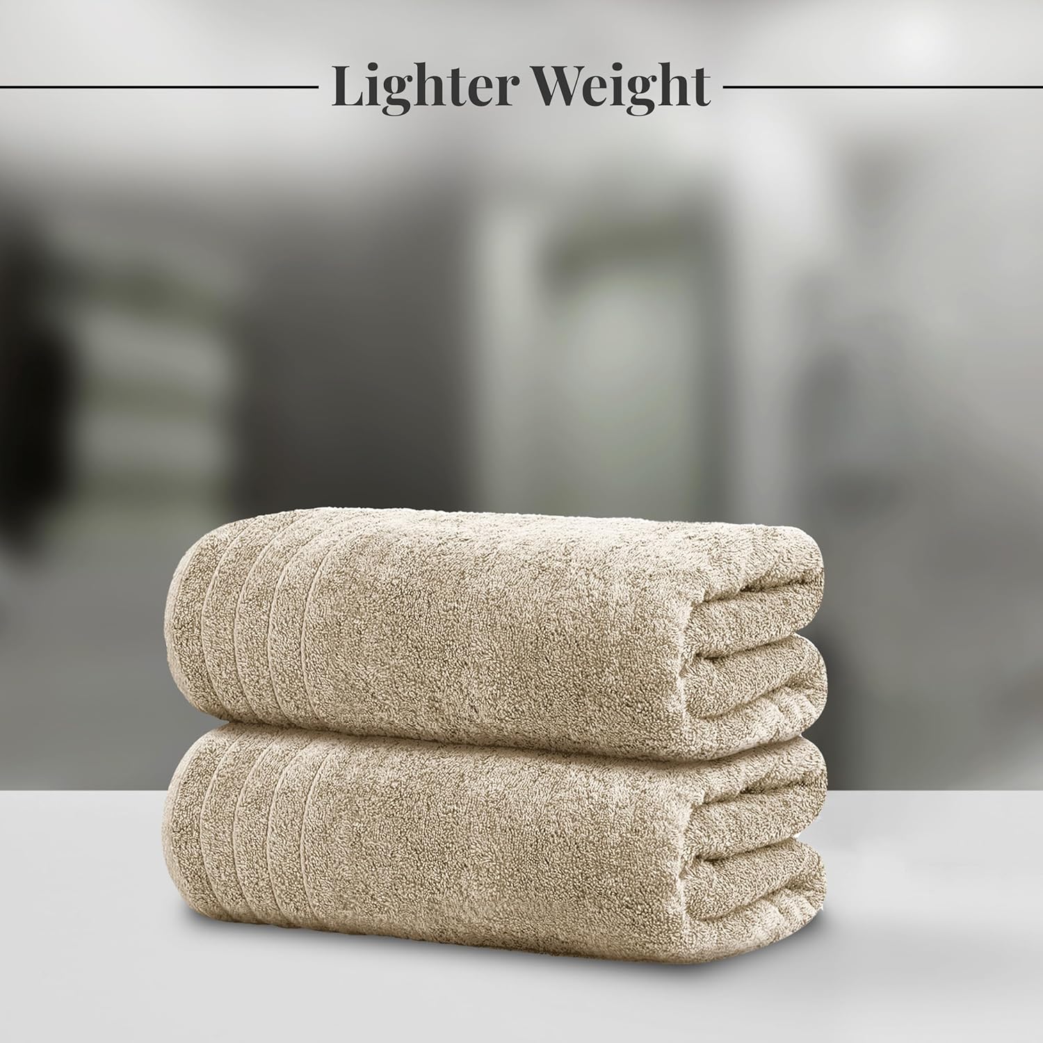 Tens Towels 8 Piece Towel Set, 2 XL Bath, 2 Hand, 4 Washcloth, Dark Grey