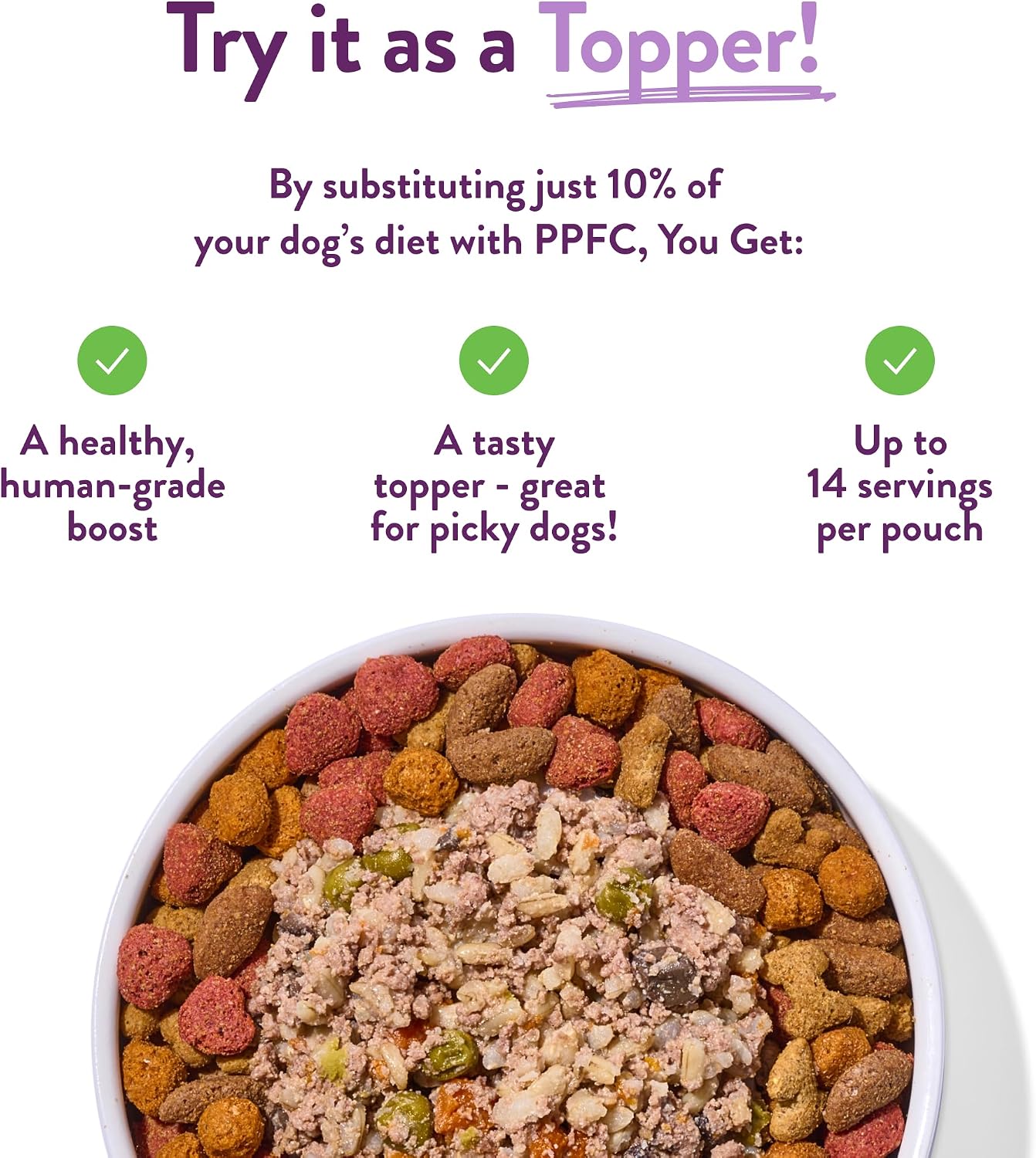 Portland Pet Food Company Fresh, Human Grade Dog Food Topper & Meal 5 Pack