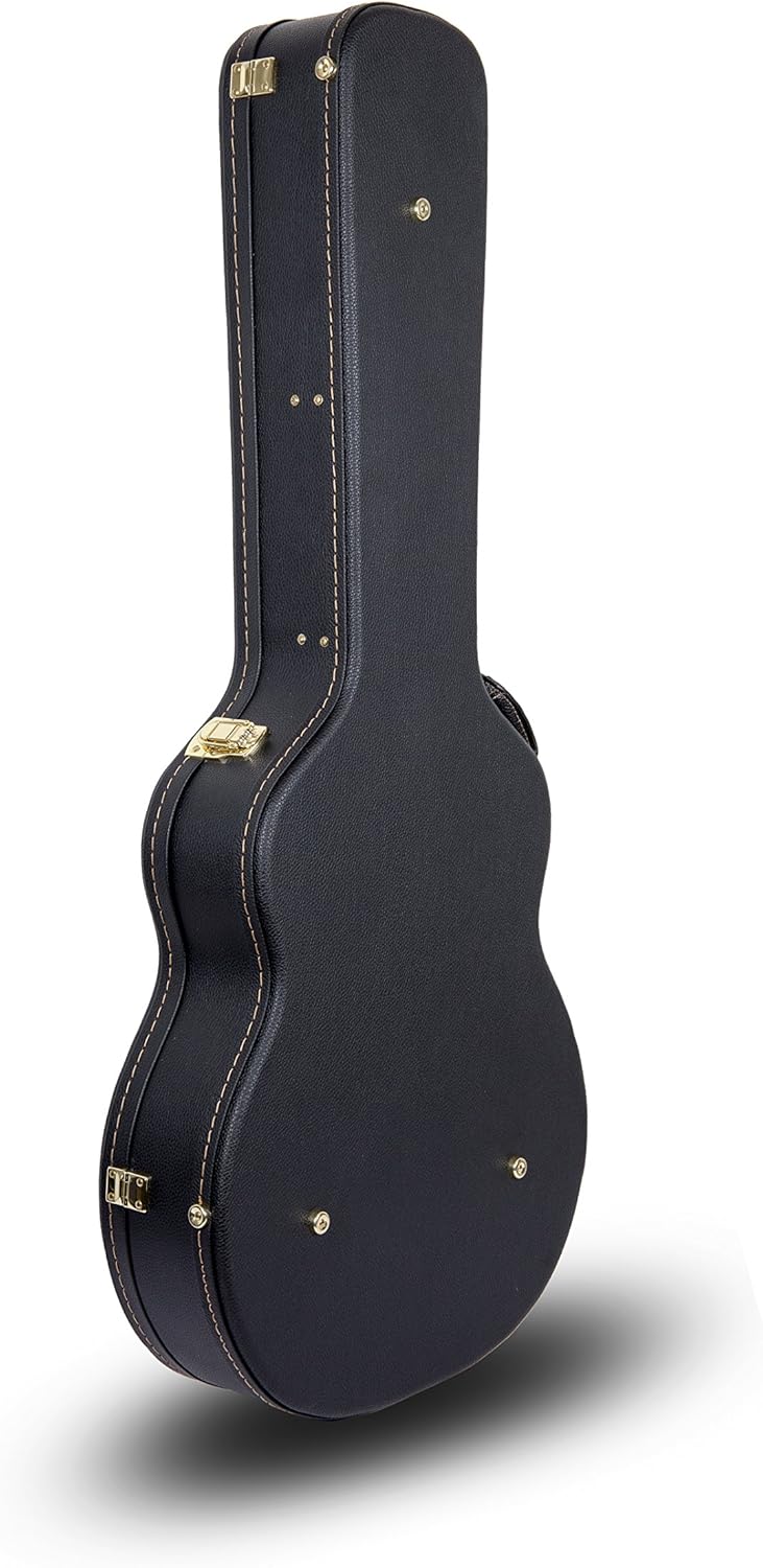Crossrock Hardshell Arch Top wood case fits SG Electric Guitars-Black(CRW620SGBK)