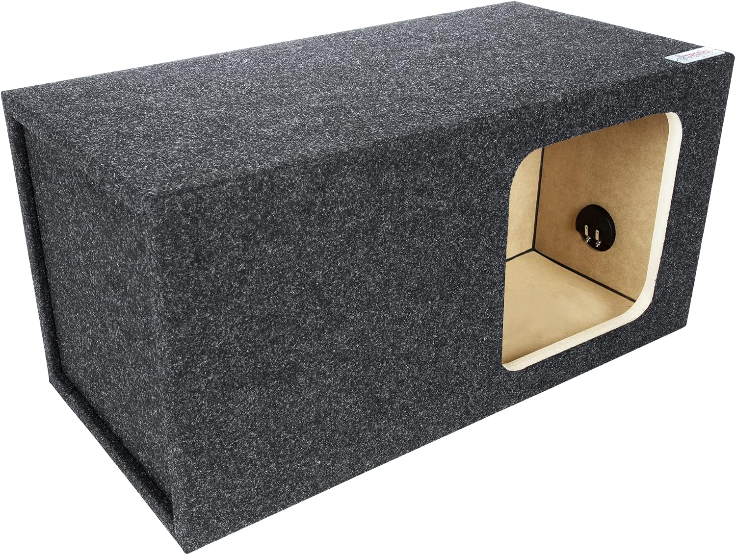 Atrend Bbox Single Vented 15 Inch Subwoofer Enclosure Engineered for Kicker Solo-Baric Model L5 & L7 Subwoofers - Car Subwoofer Boxes & Enclosures & Subwoofer Box Improves Audio Quality, Sound & Bass