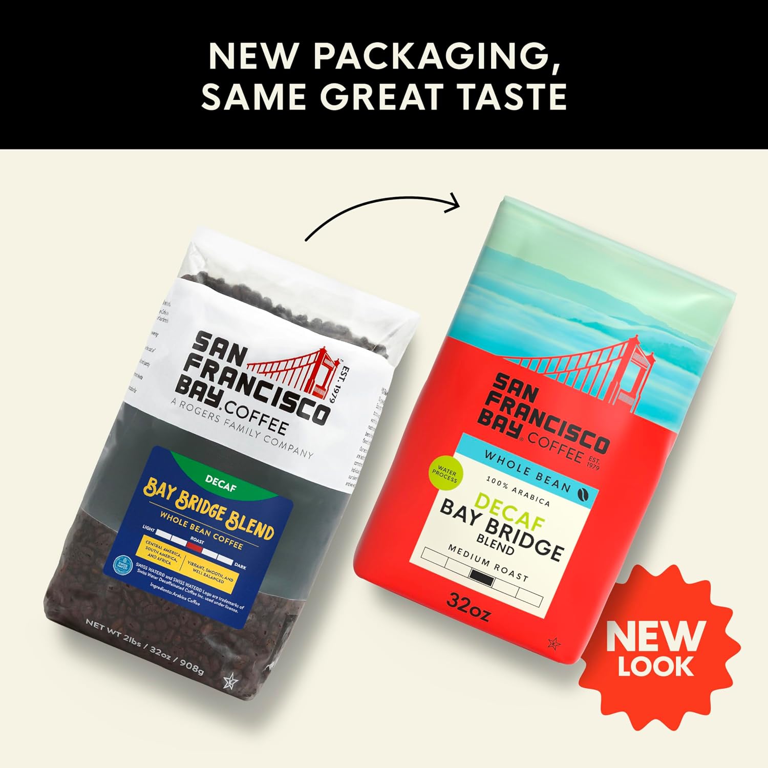 San Francisco Bay Coffee French Roast Whole Bean Coffee, 2 lb bag
