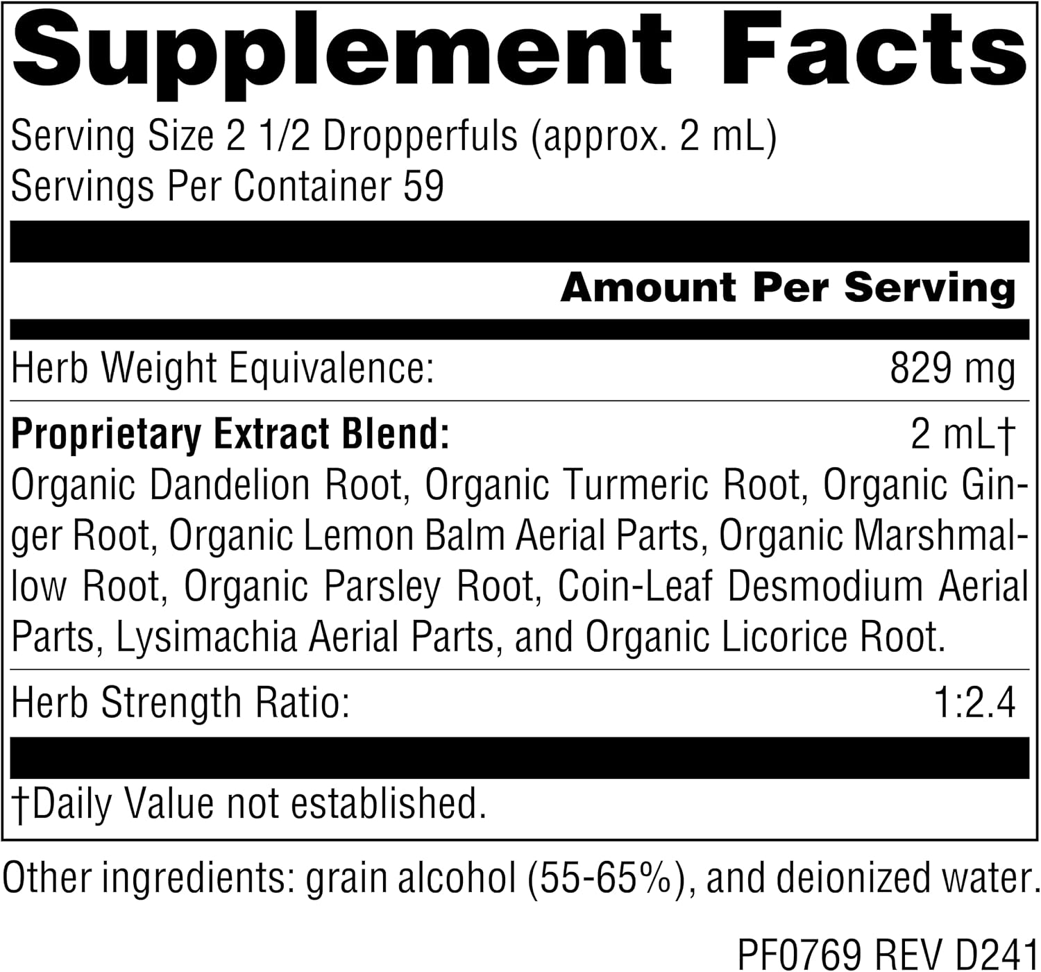 Planetary Herbals: Stone Free 4 oz. Liquid
