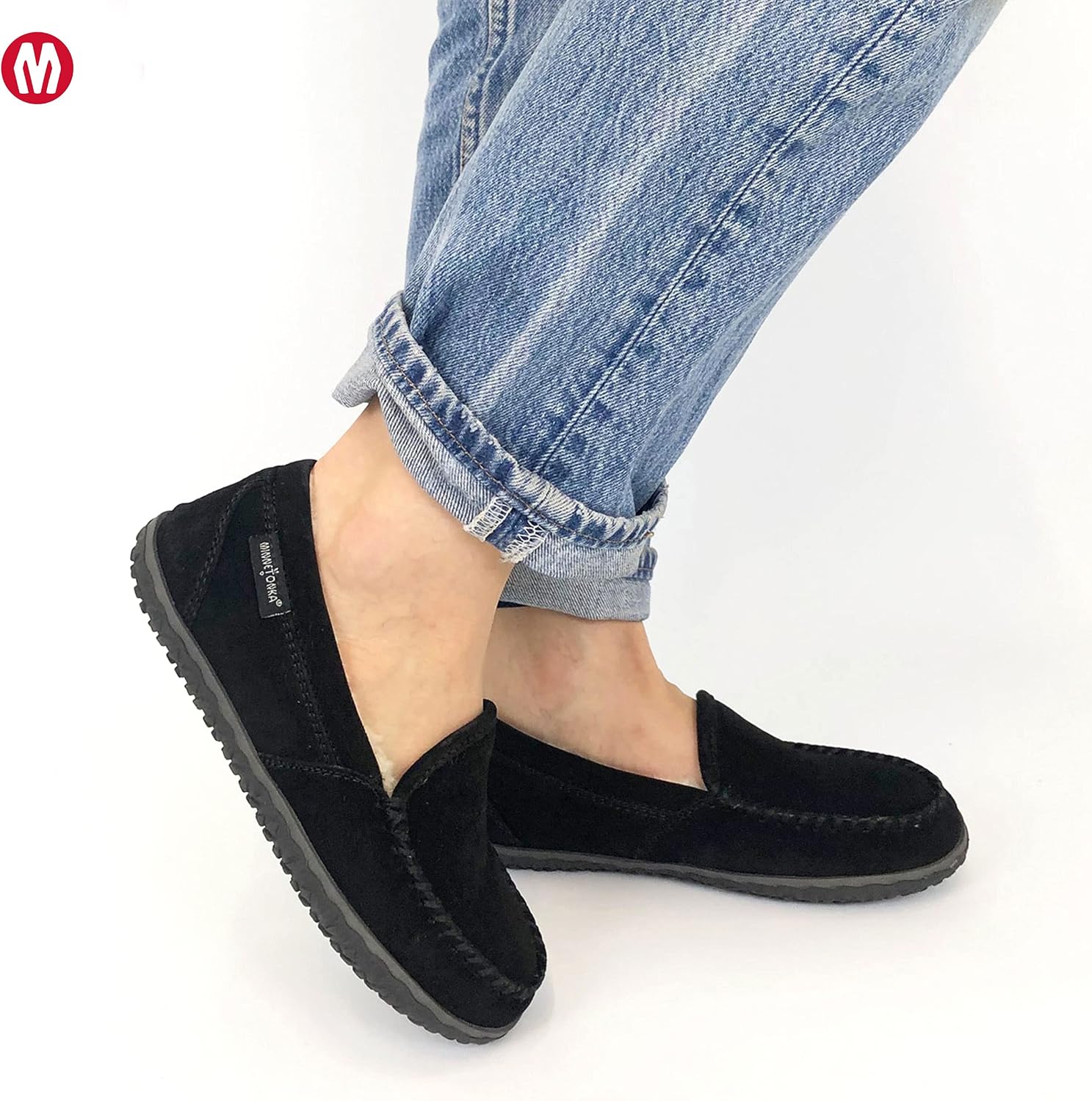 Minnetonka Women's Tempe Suede Slipper